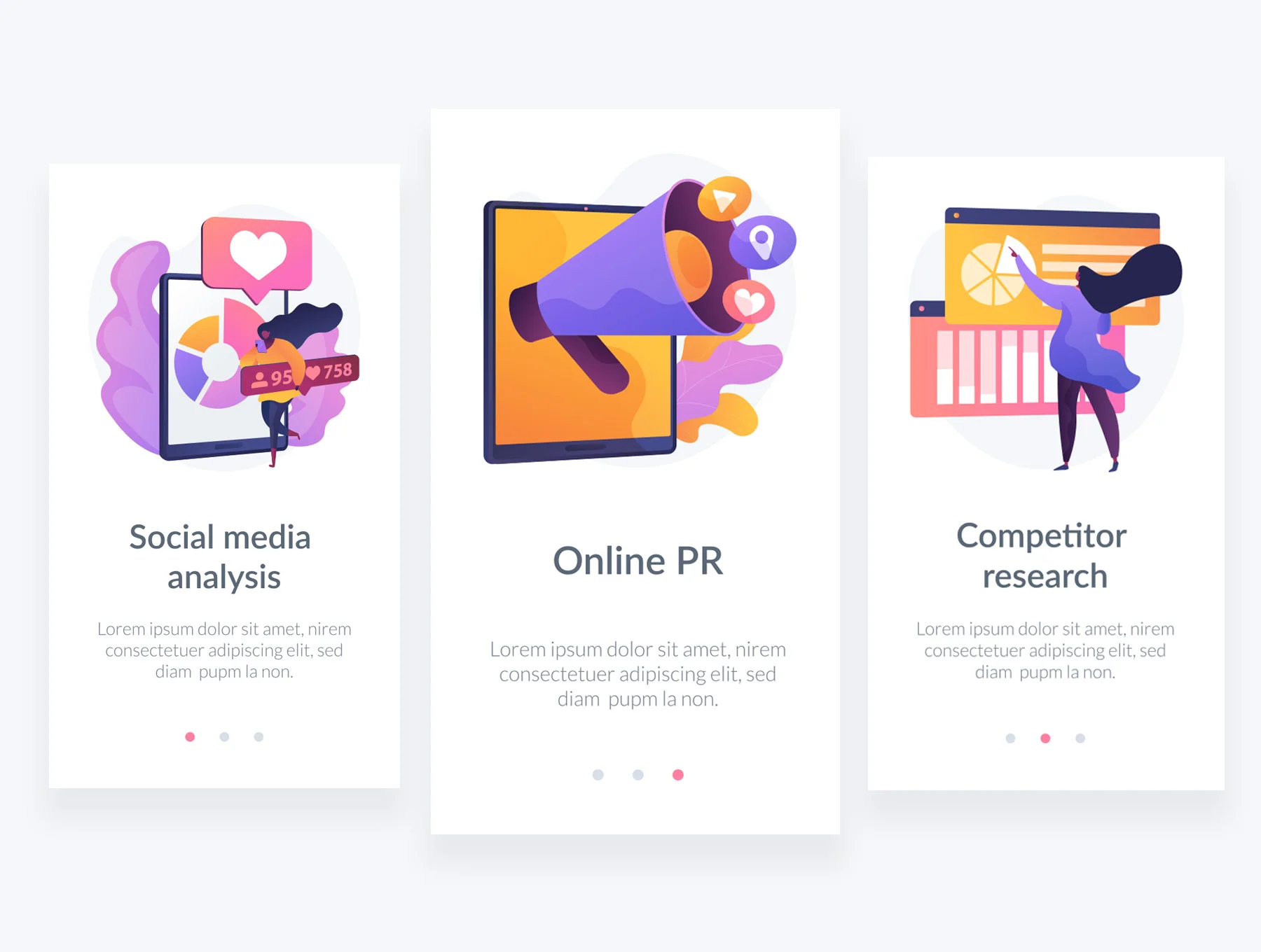 Wavy. Metaphor illustrations for UI 4