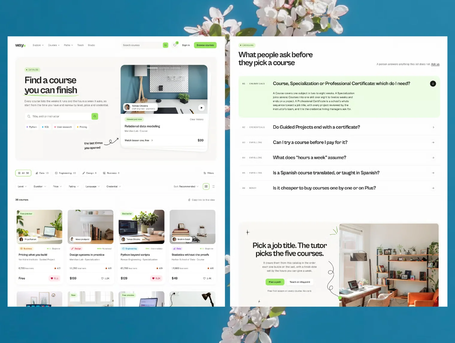 Waypoint — AI Course Marketplace React Next.js Template 3