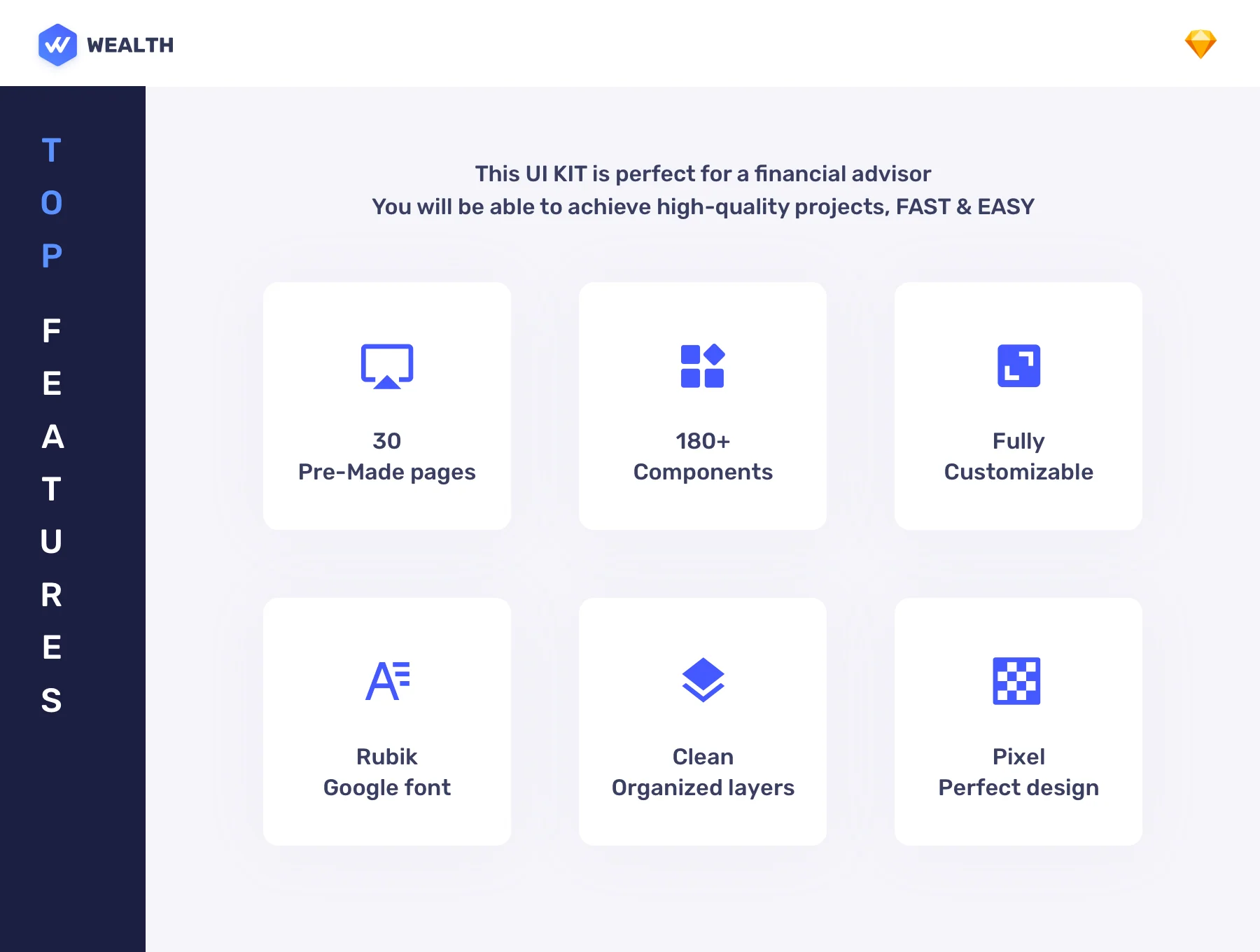 Wealth - Financial Web UI Kit 2