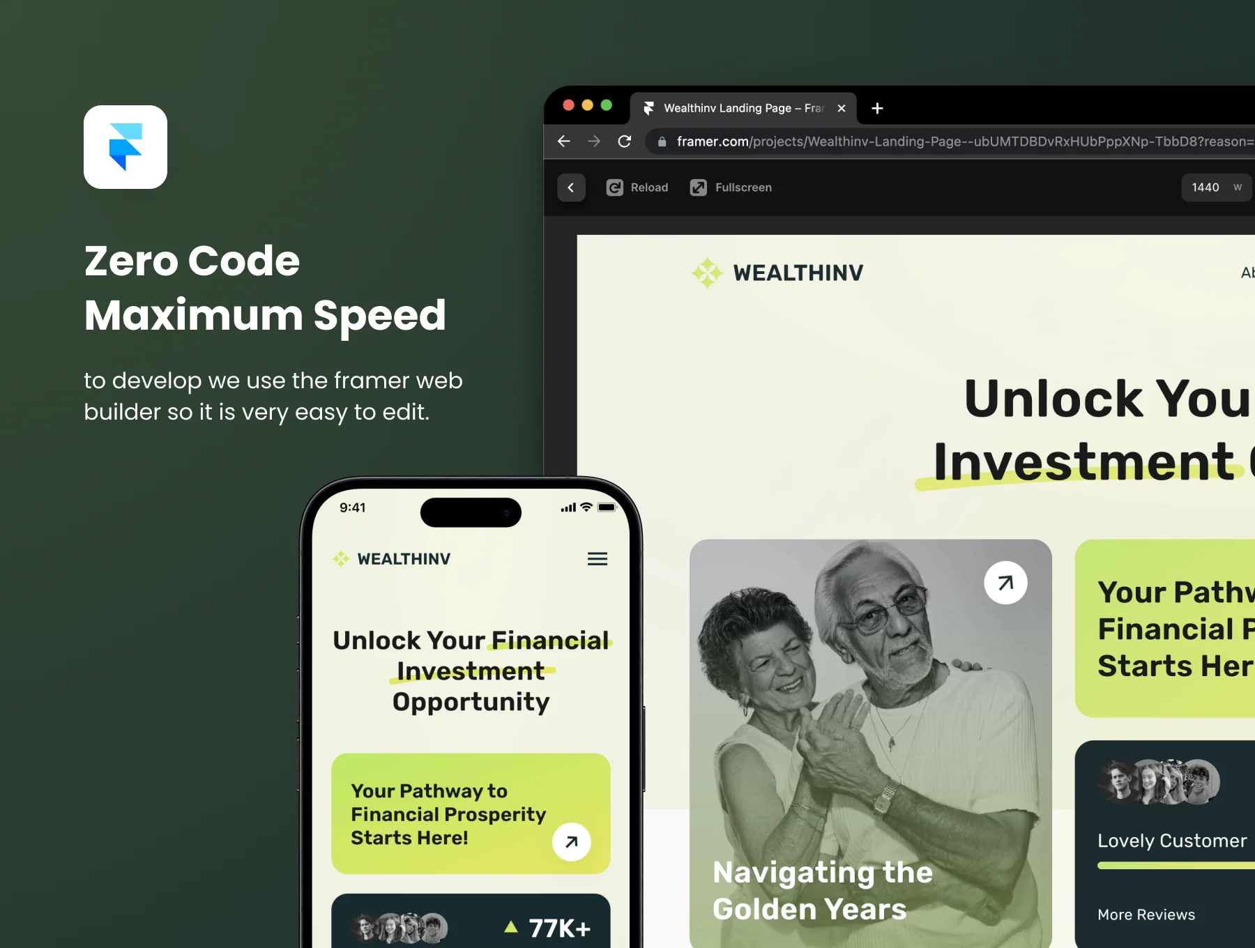 WealthInv - Investment Landing Page Template 7