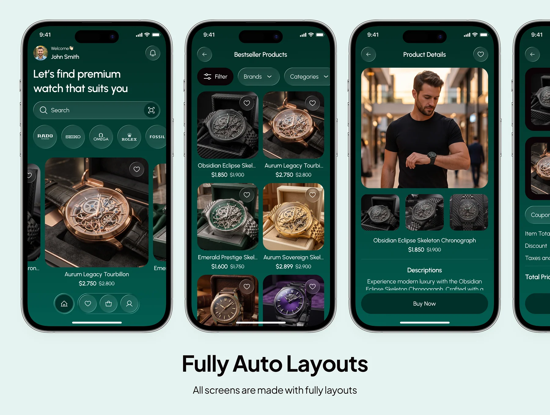 weaor - Watch Shop Ecommerce App UI Kit 4