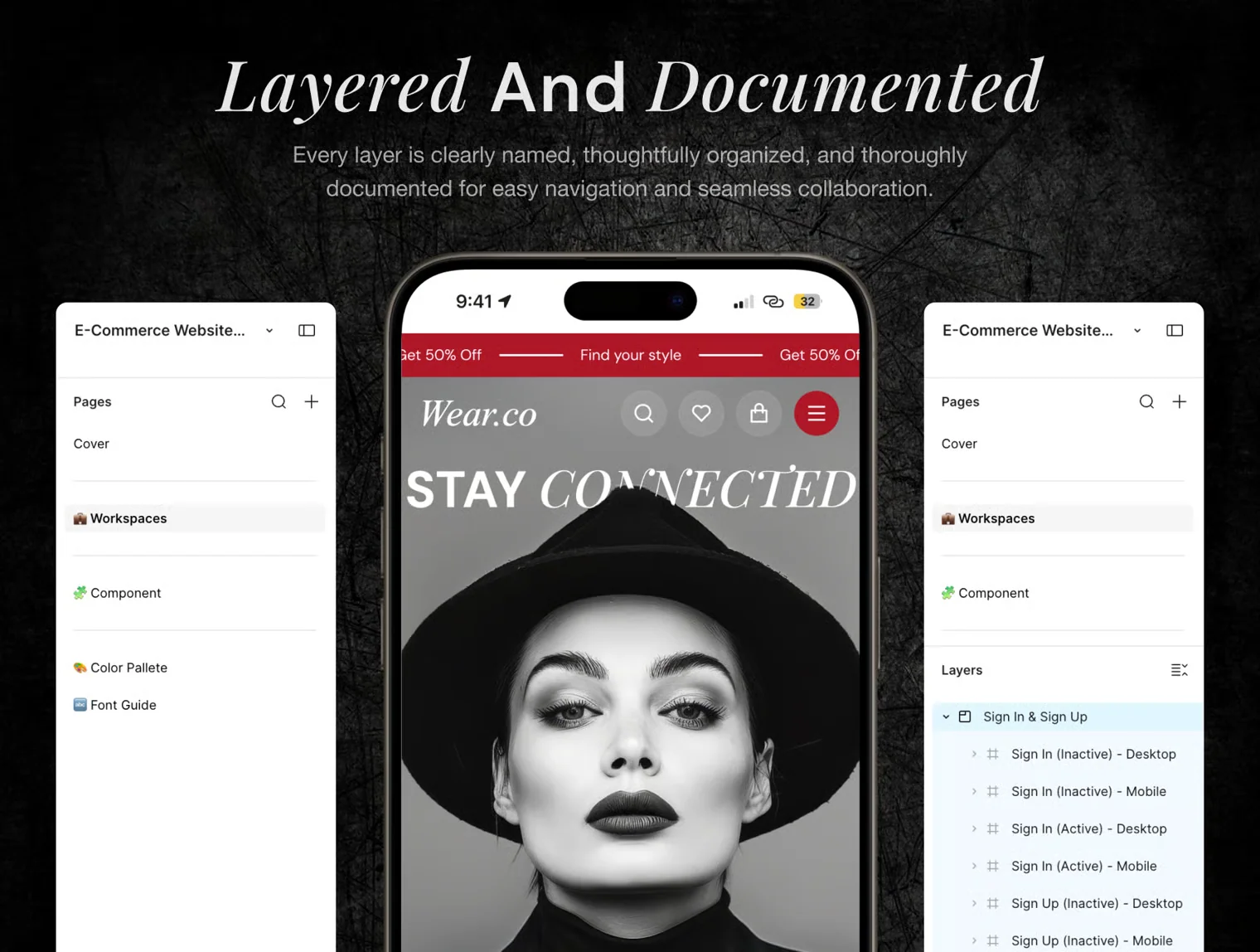 Wear.co - E-Commerce UI Kit & Templates 4