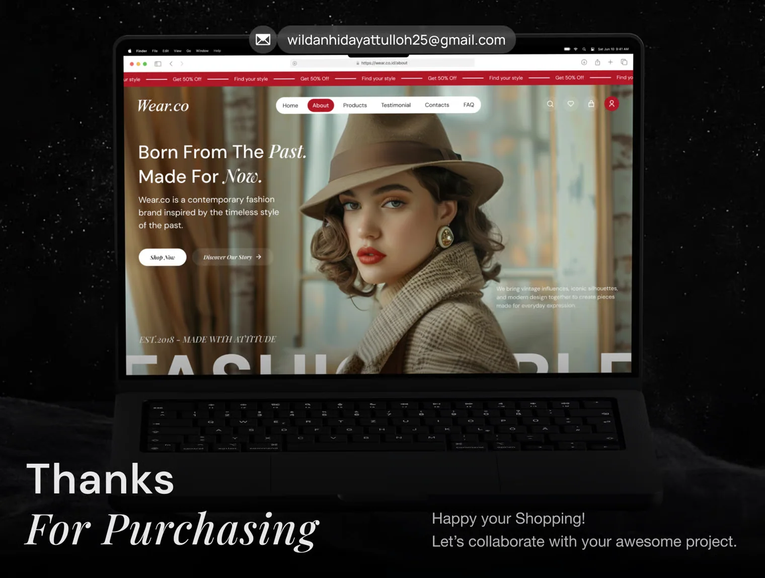 Wear.co - E-Commerce Website UI Kit 8
