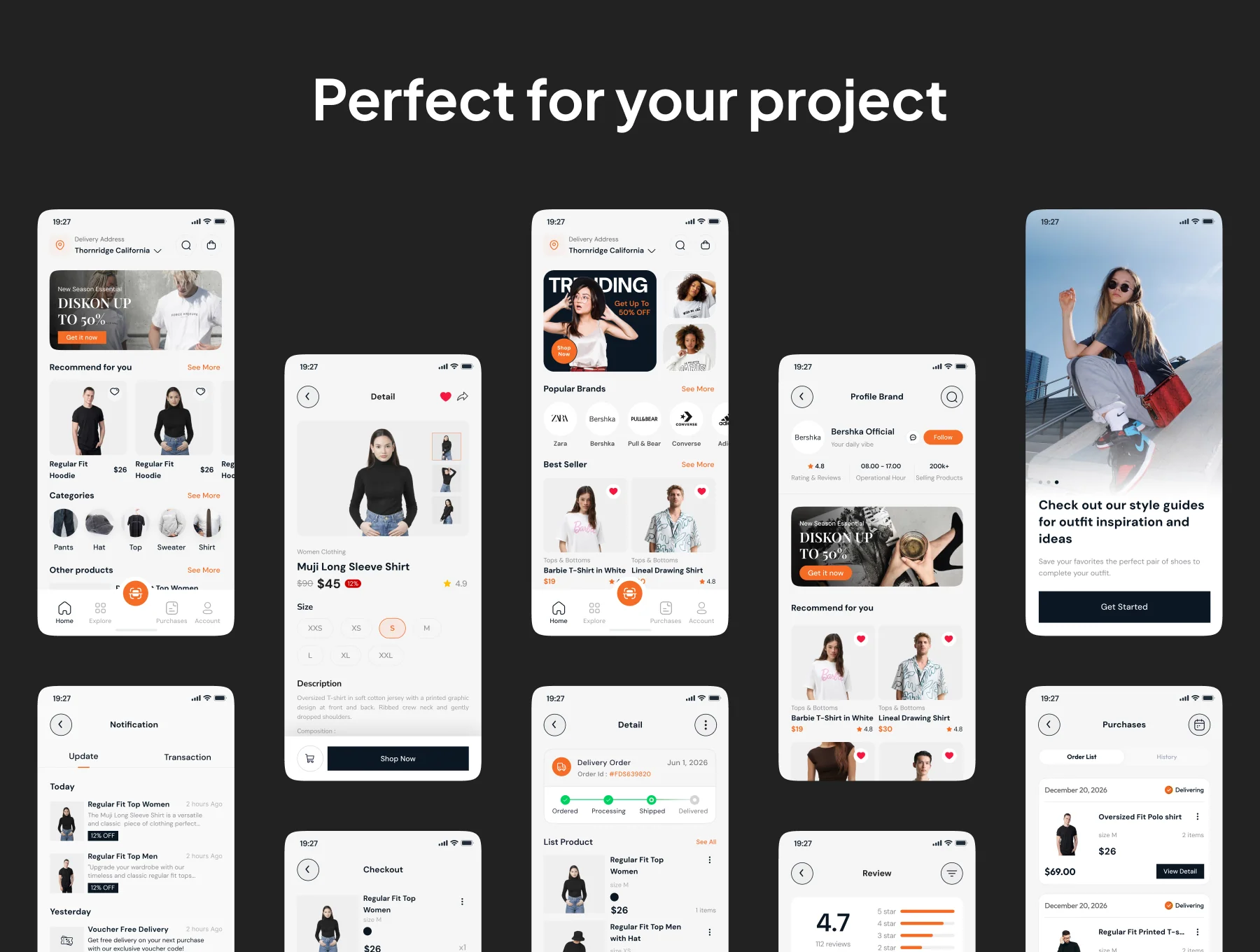 Wearify - Fashion Mobile App IOS UI Kits 5