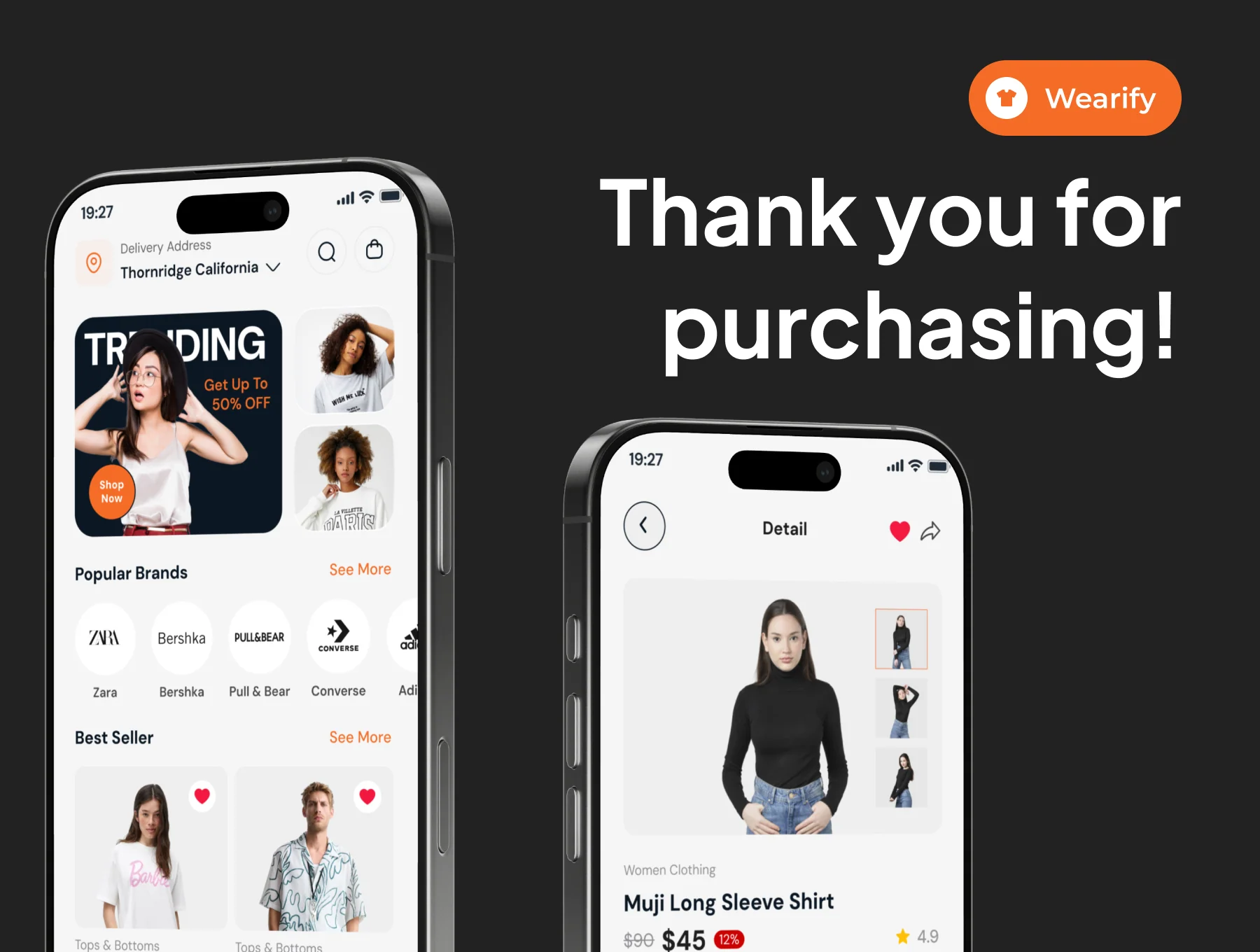 Wearify - Fashion Mobile App IOS UI Kits 6