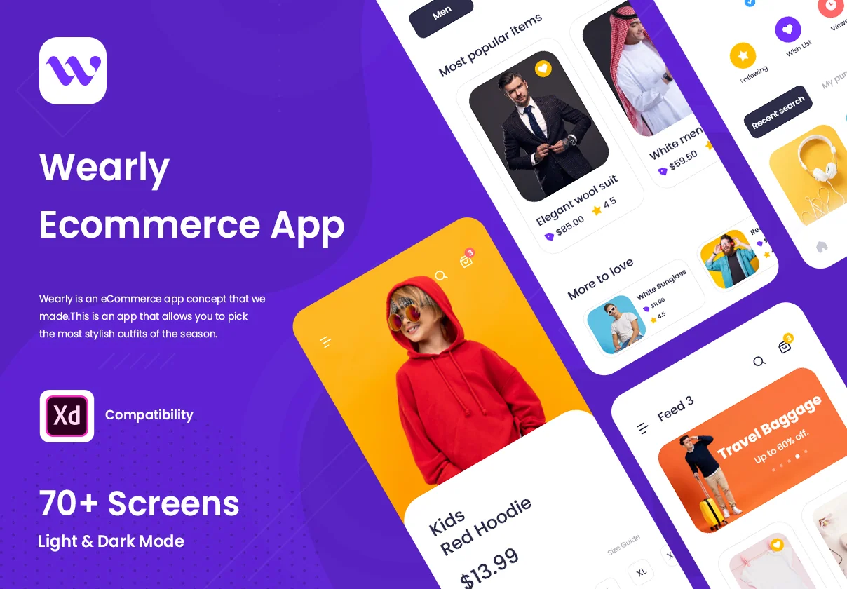 Wearly eCommerce App Ui Kit