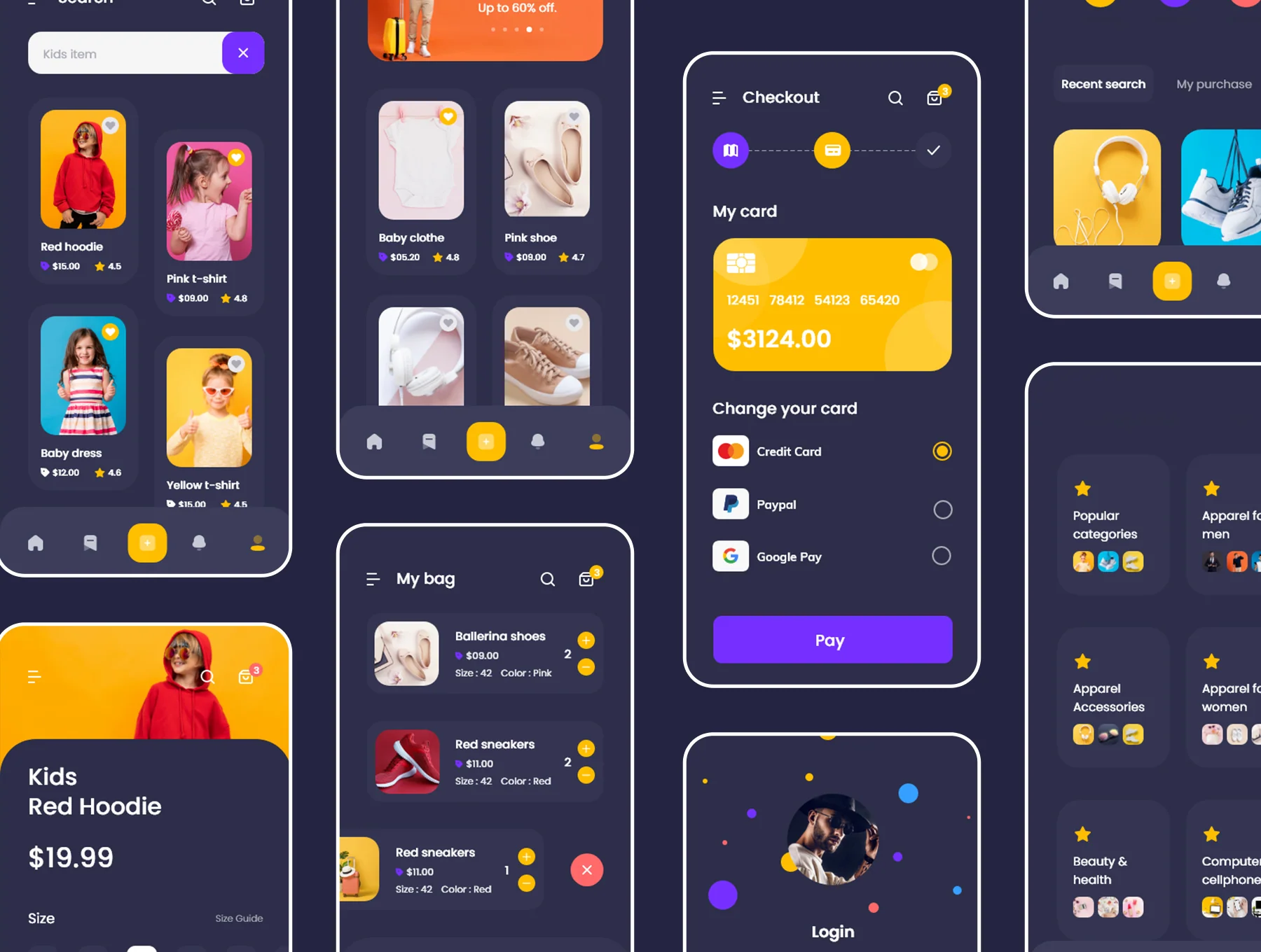 Wearly eCommerce App Ui Kit 2