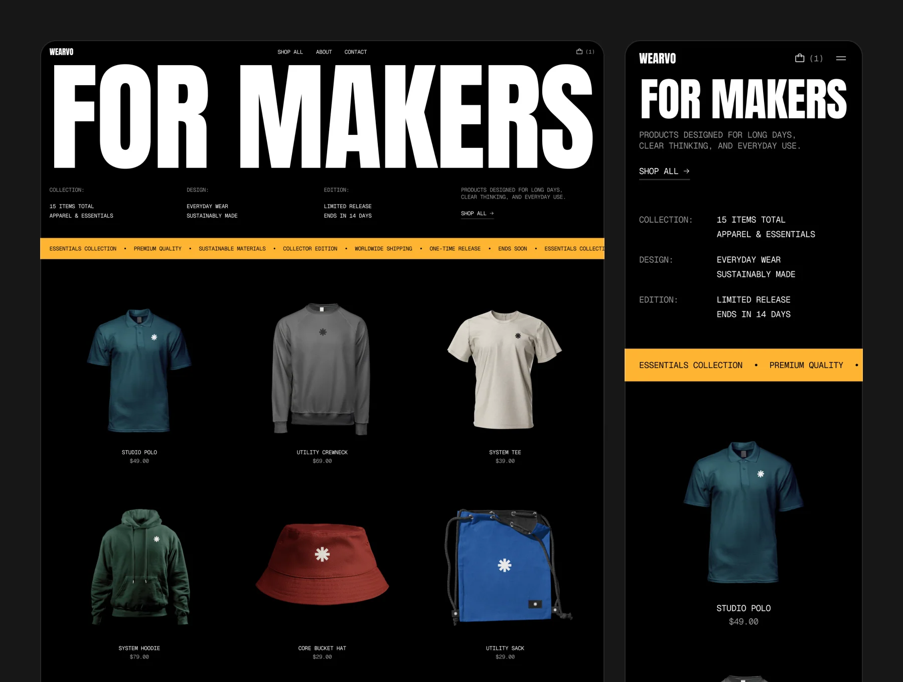 Wearvo – Merch Store 3