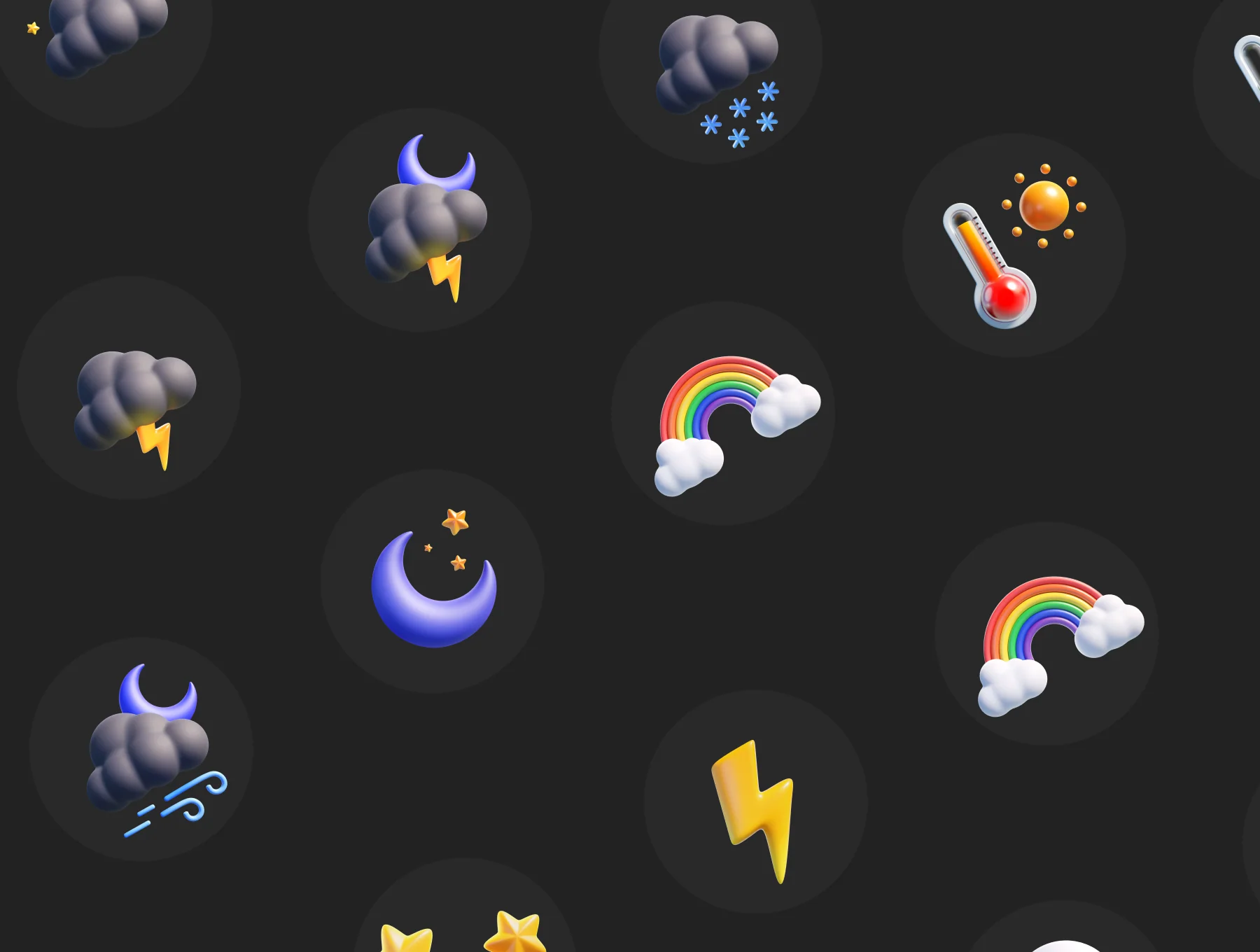 Weather 3D Icon Pack 8