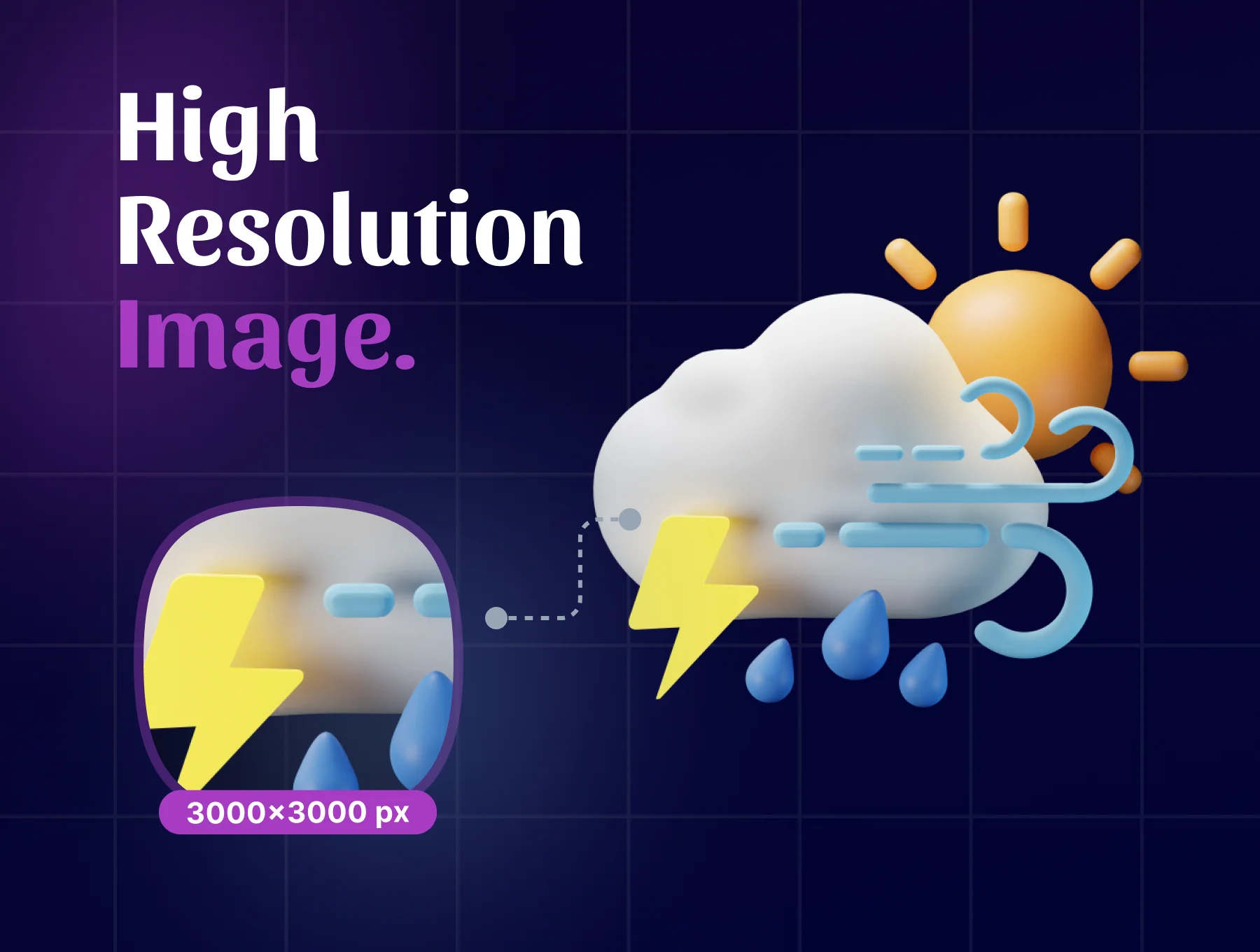 Weather 3D Icon Packs 4
