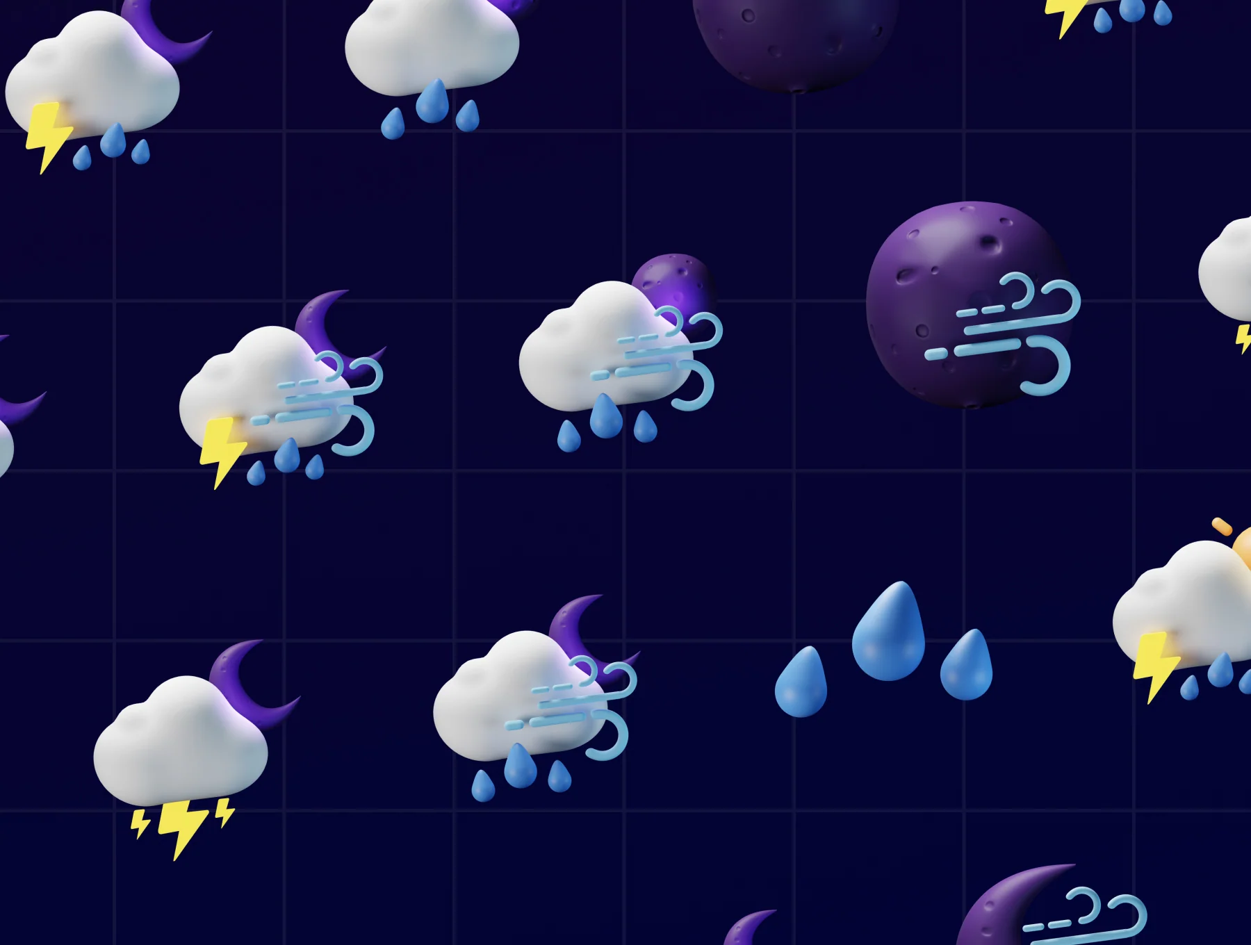 Weather 3D Icon Packs 7