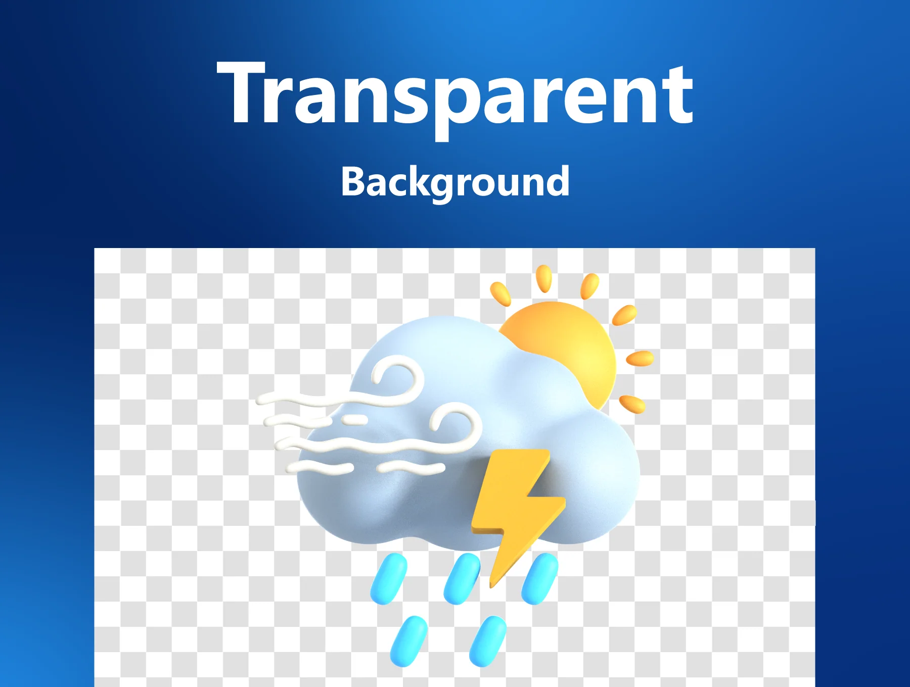 Weather 3D Icon Set 4