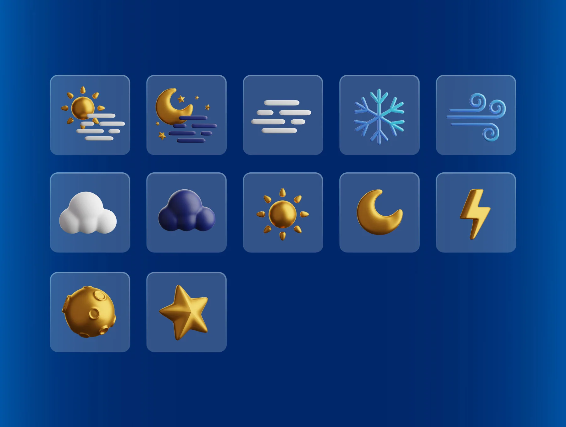 Weather 3D Icons 5