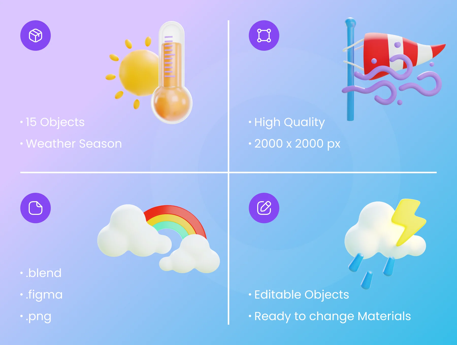 Weather 3D Illustration 2