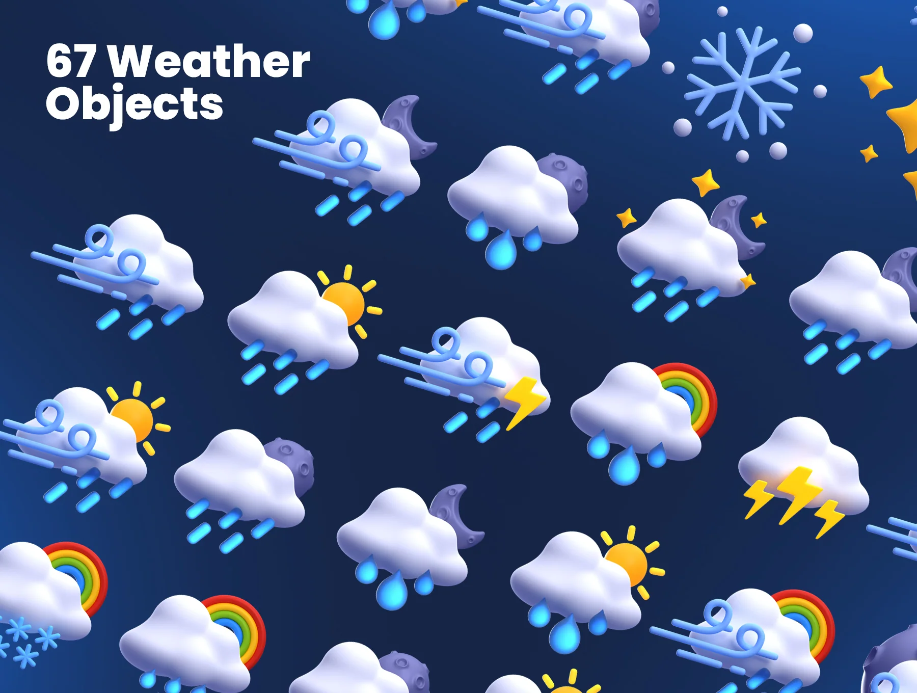 Weather 3D Illustrations 5