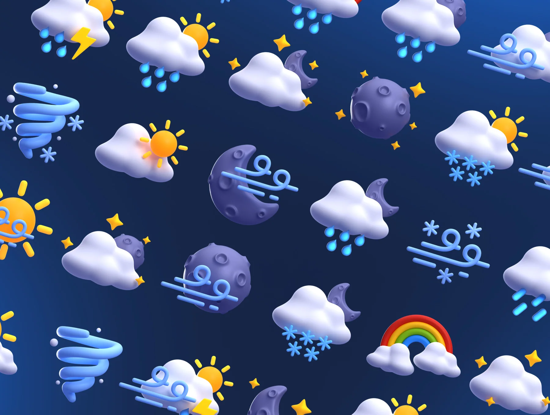 Weather 3D Illustrations 6