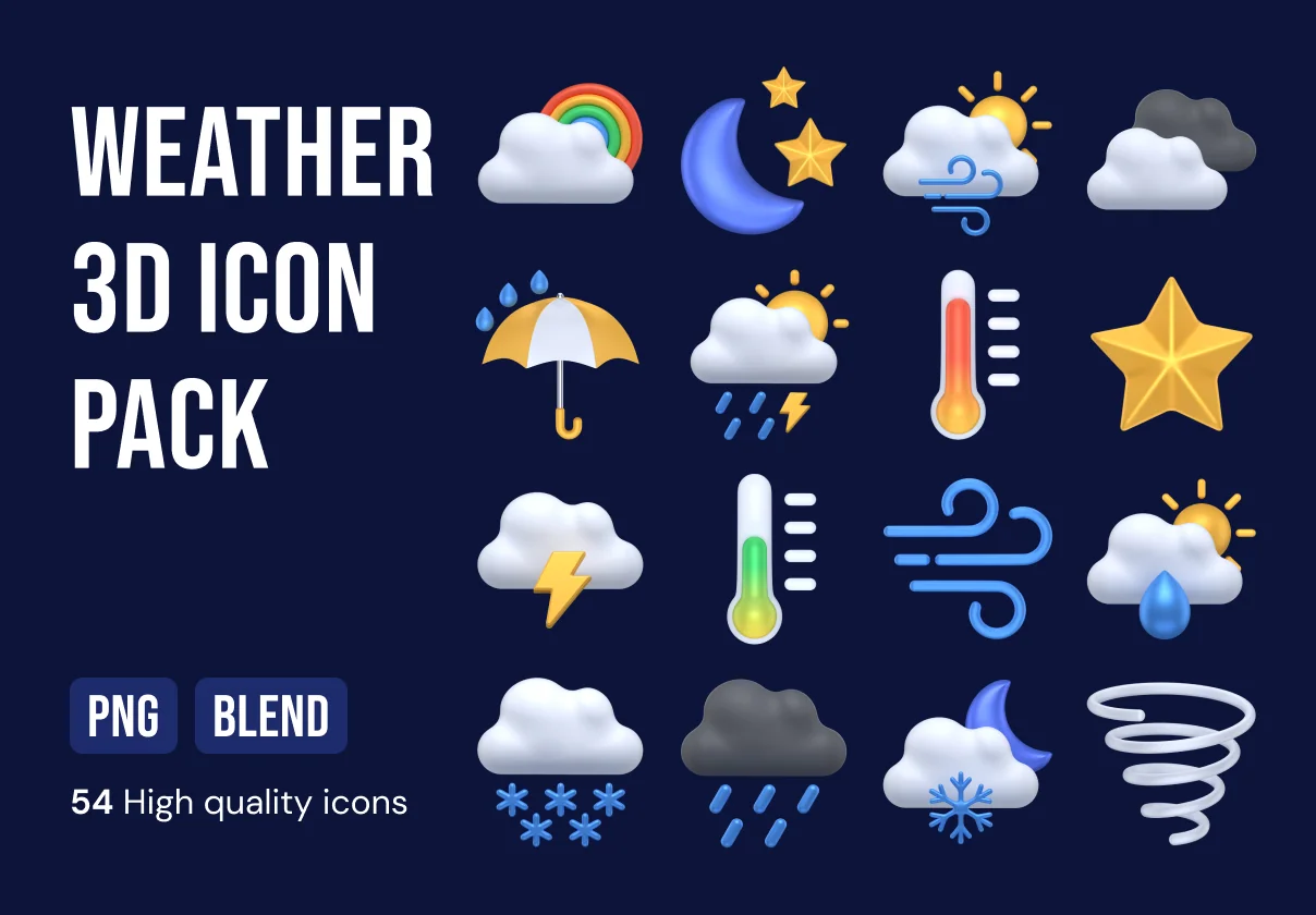 Weather 3D Pack