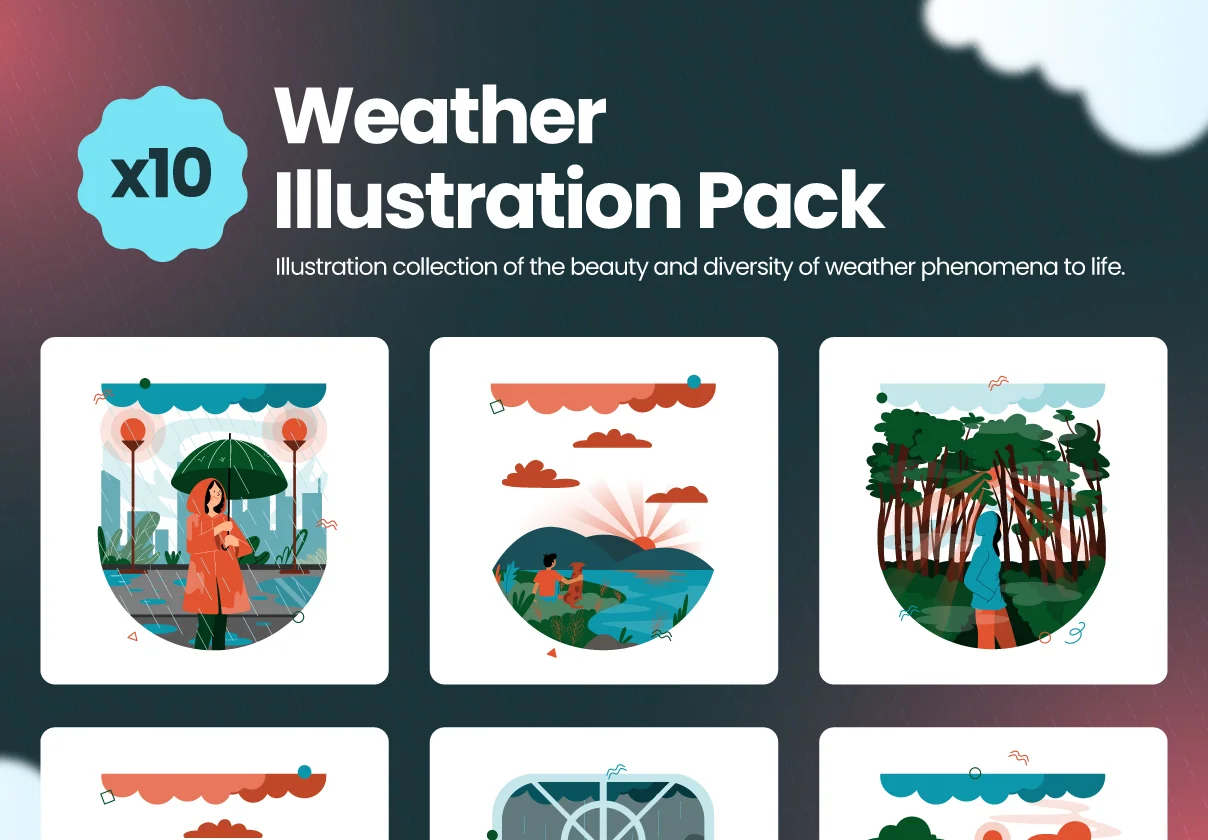Weather Illustration Pack