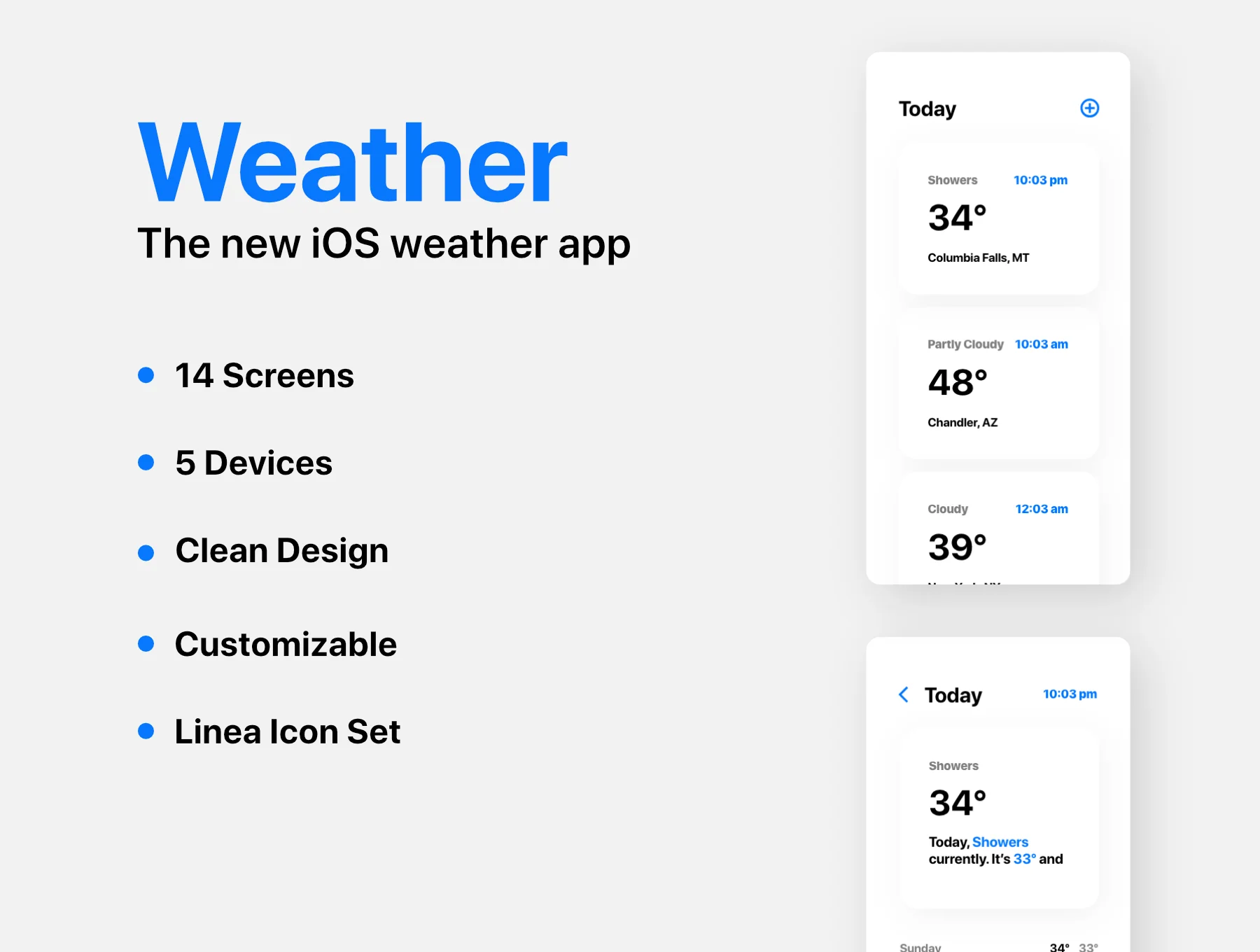 Weather UI Kit 2