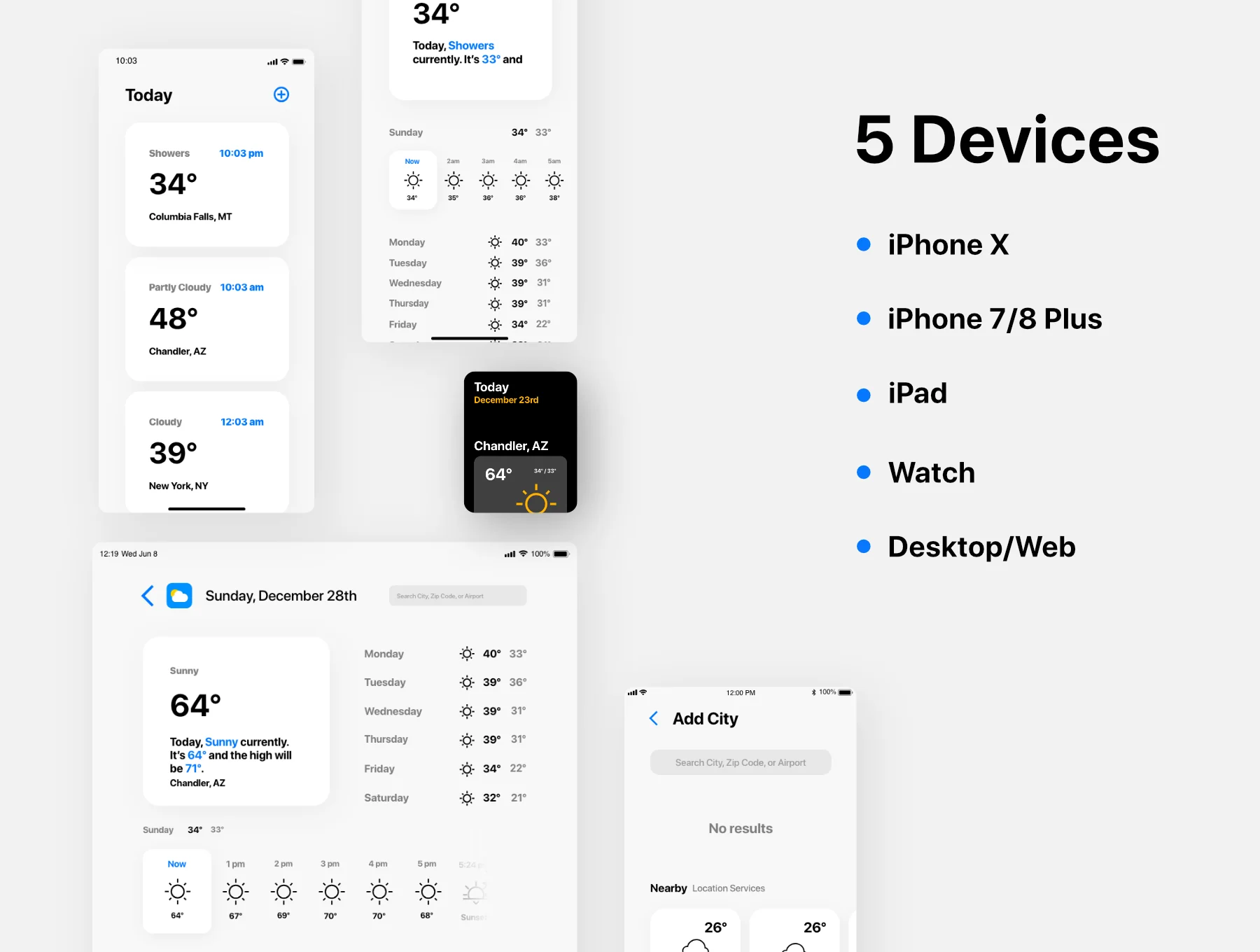 Weather UI Kit 4
