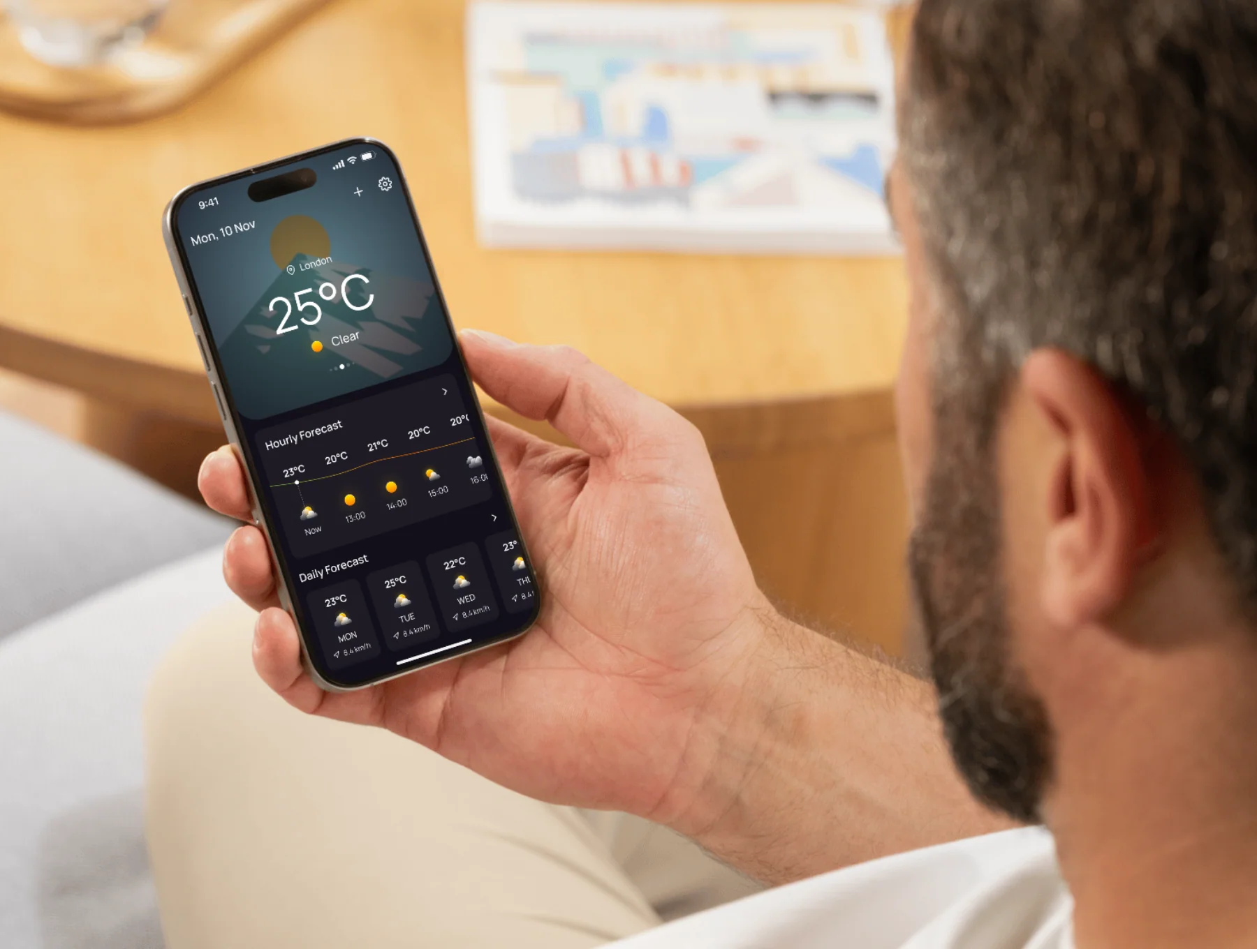 Weatherly - Weather App UI Kit 4