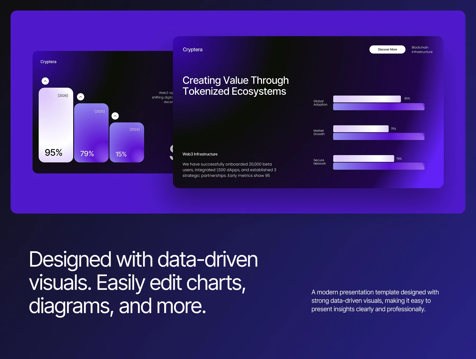 Web 3 Blockchain Pitch Deck Template 2