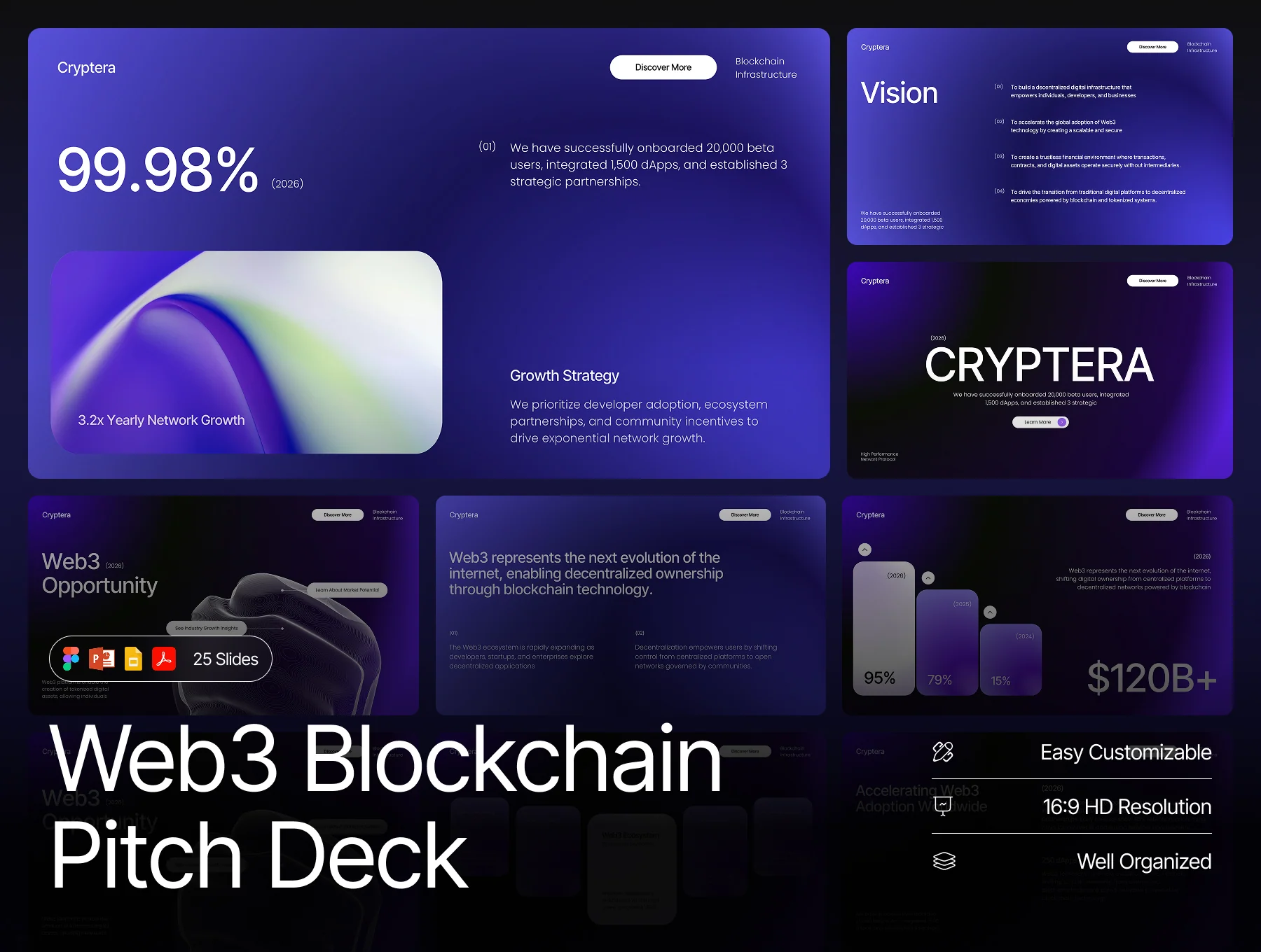 Web 3 Blockchain Pitch Deck Template 5