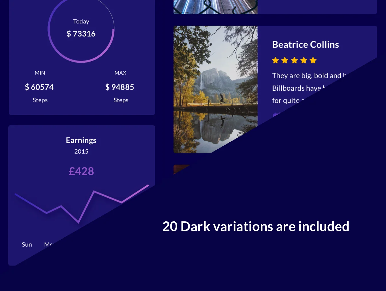 Mobile Web App UI Template 7