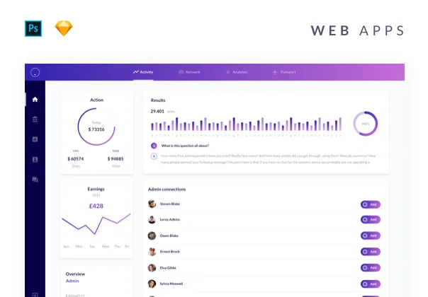 Web App UI Template