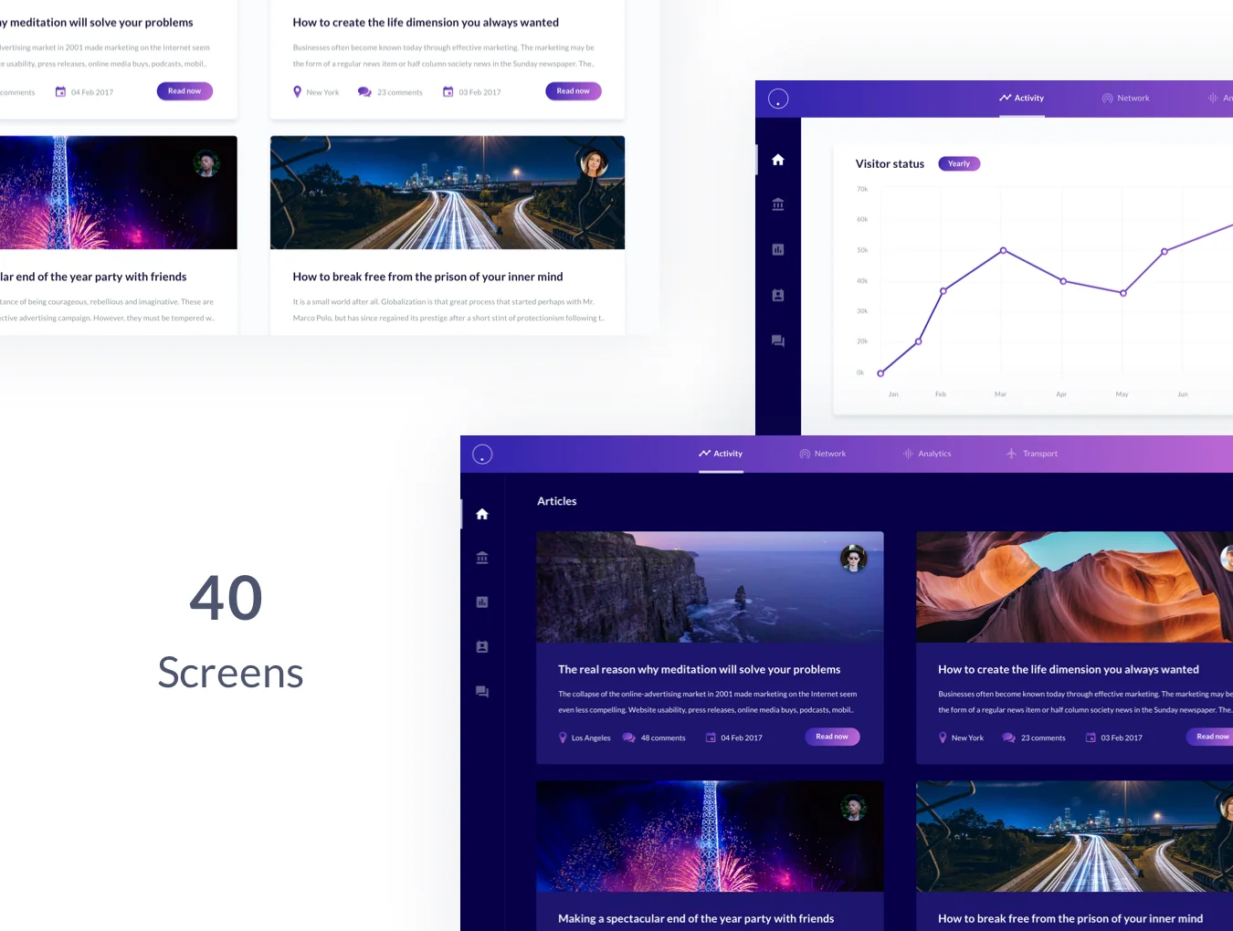 Web App UI Template 4