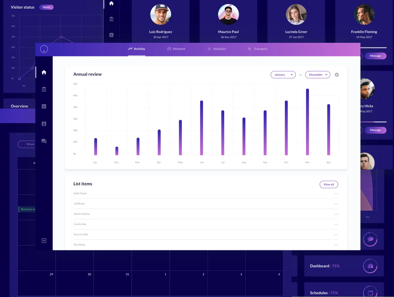 Web App UI Template 5