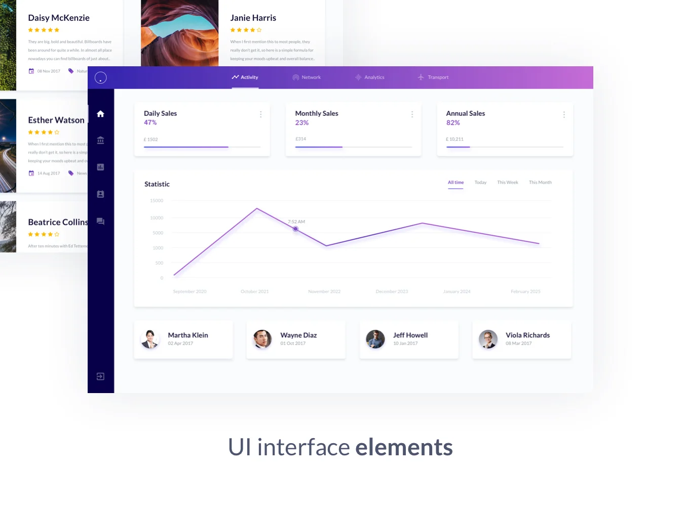 Web App UI Template 6