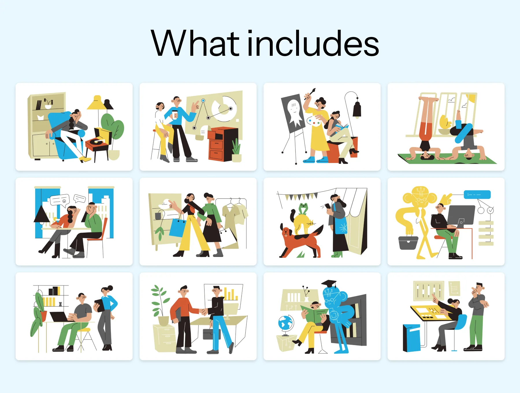 Web & Apps Friendly Illustrations Pack 3