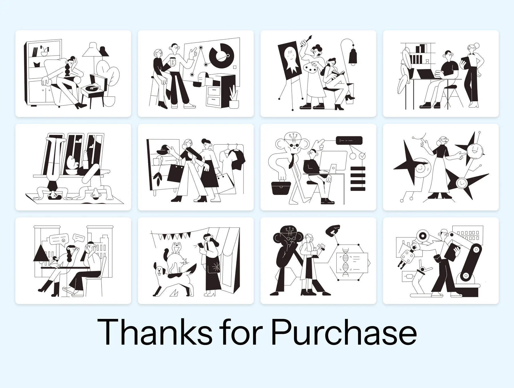 Web & Apps Friendly Illustrations Pack 4
