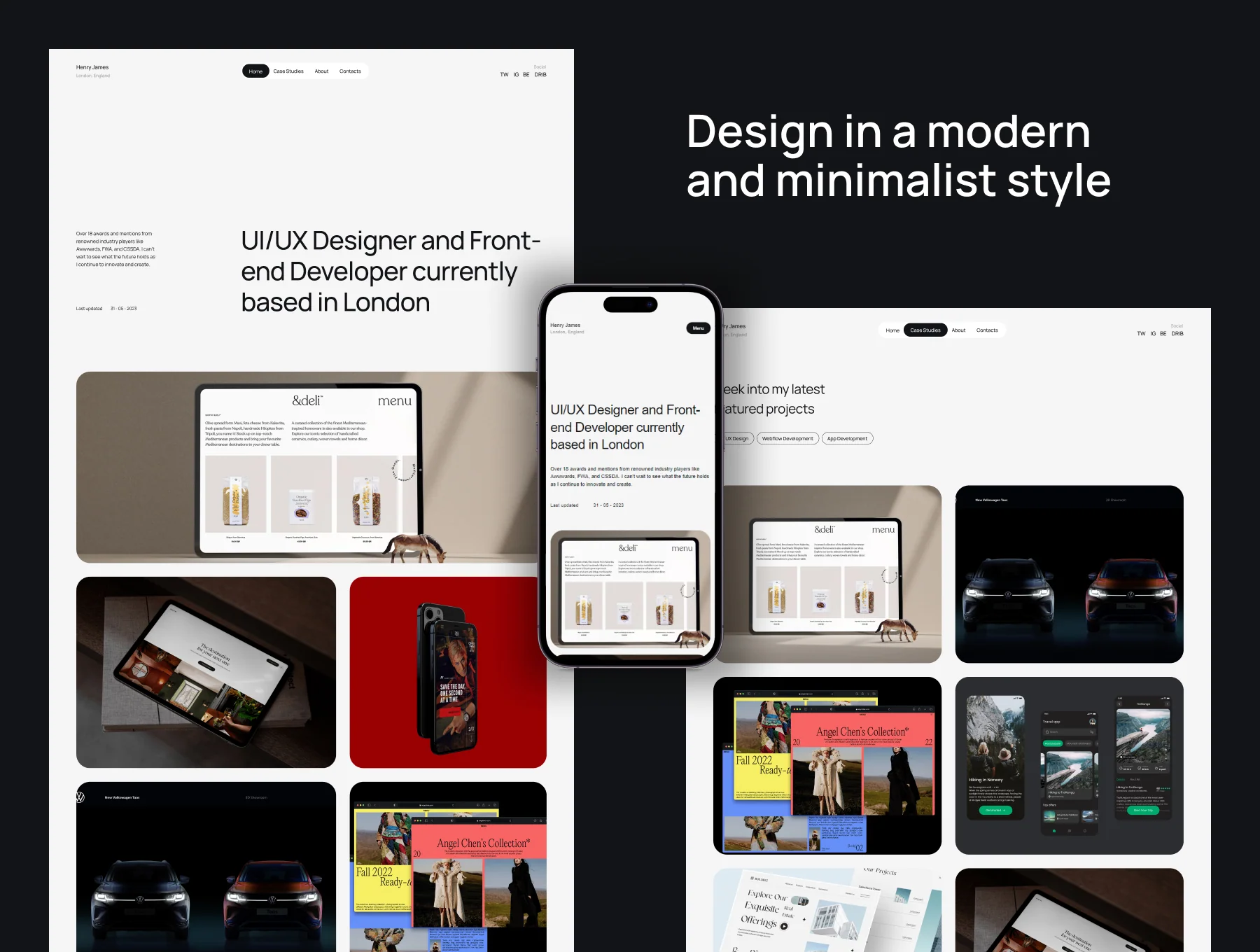 Web Designer & Developer Portfolio Coded Template