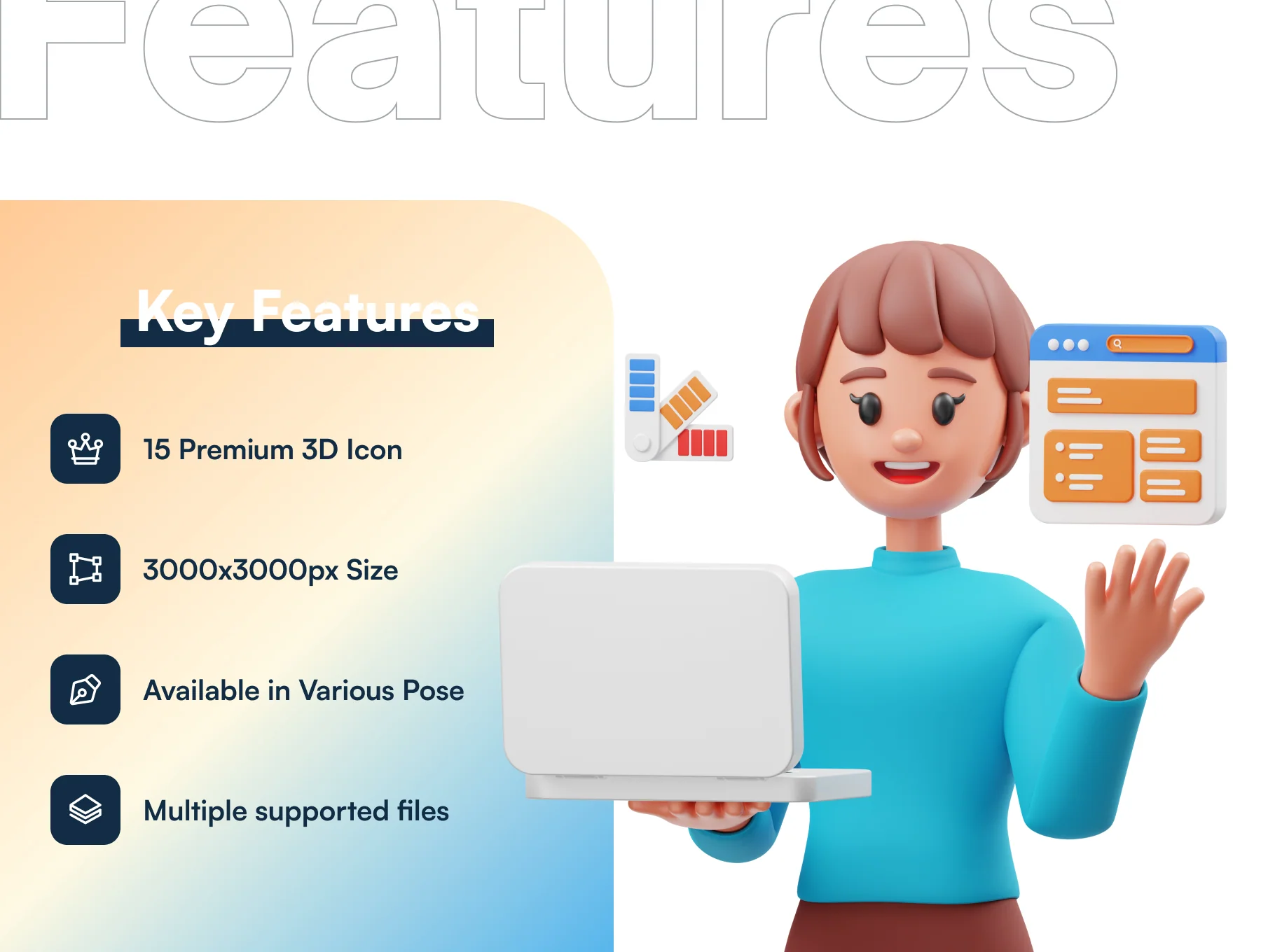 Web Development 3D Illustration 2