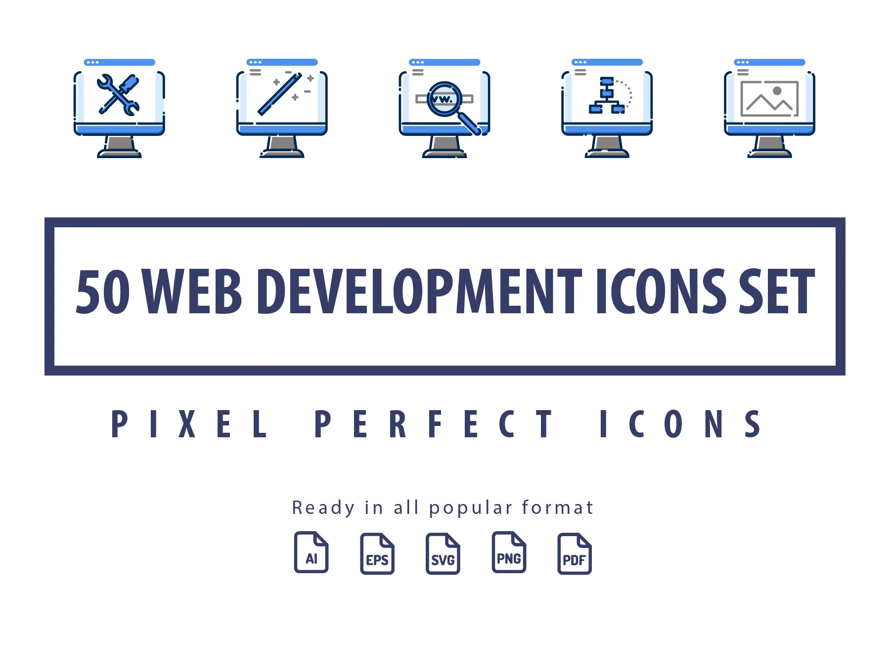 100 Web Development Icons Set 7