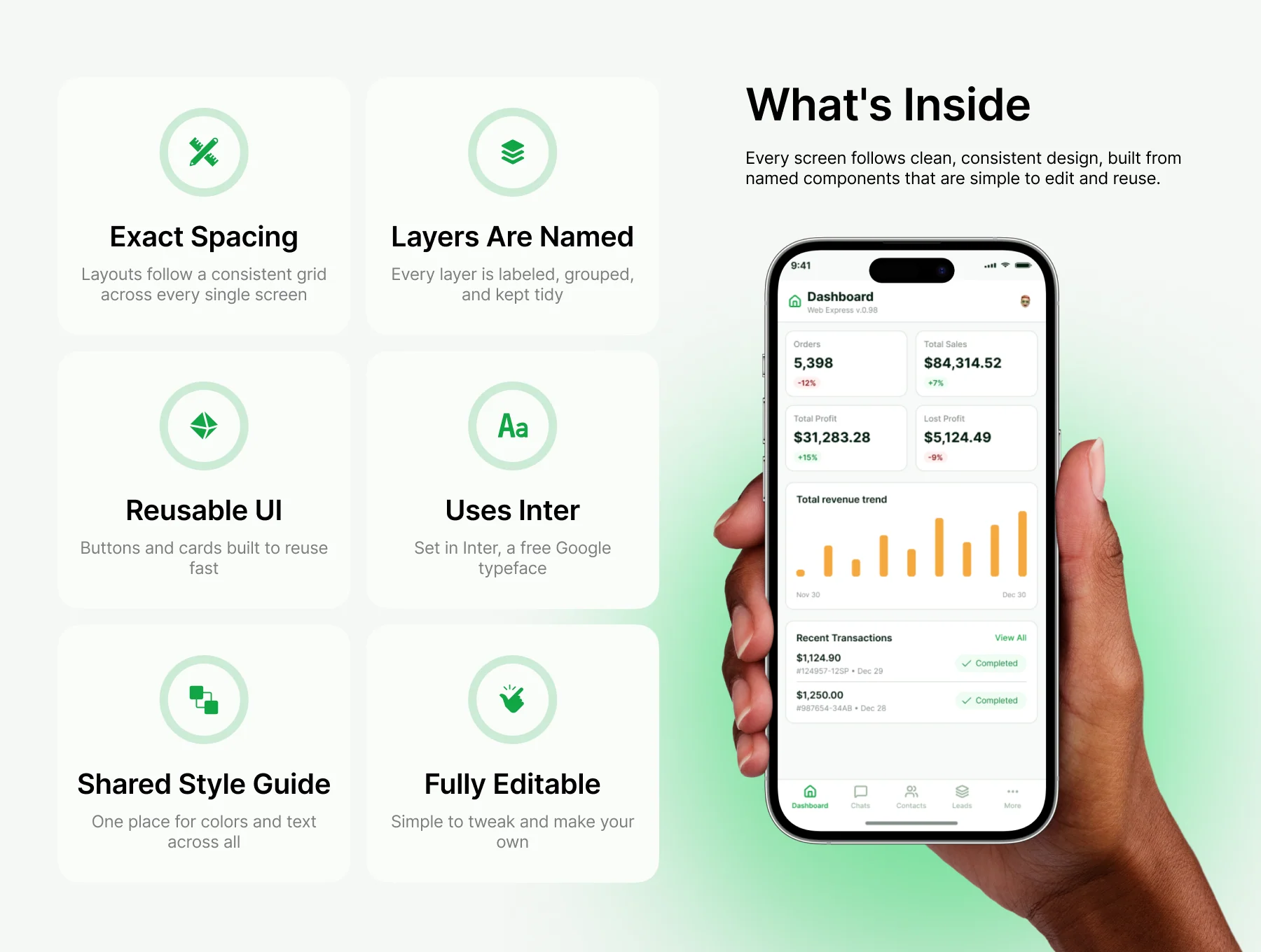 Web Express — SaaS CRM Dashboard Kit 2