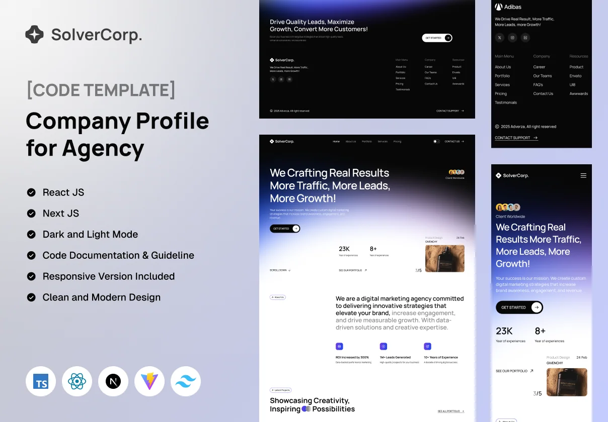 Web Template | Website for Agency