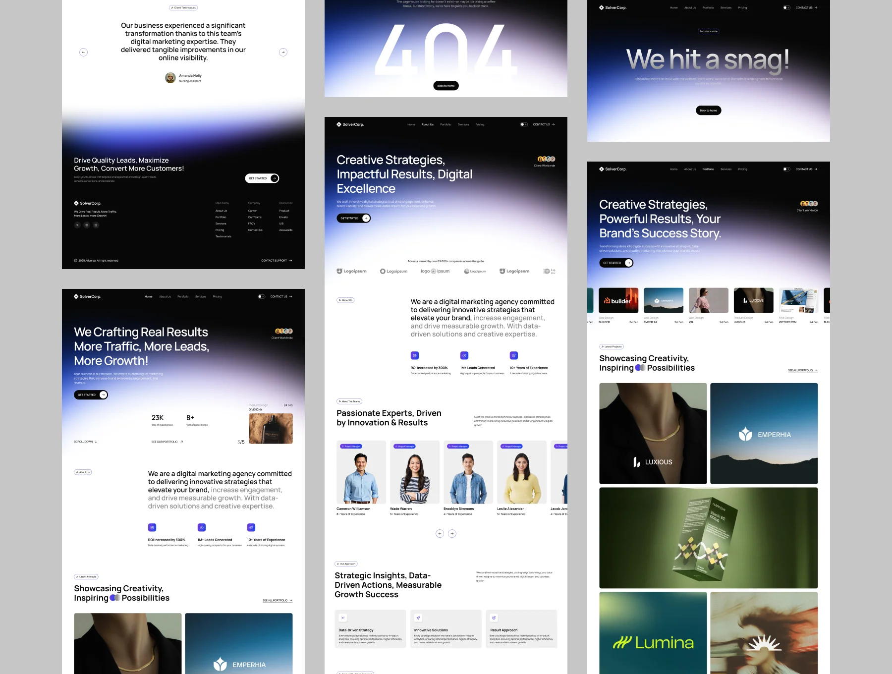 Web Template | Website for Agency 5