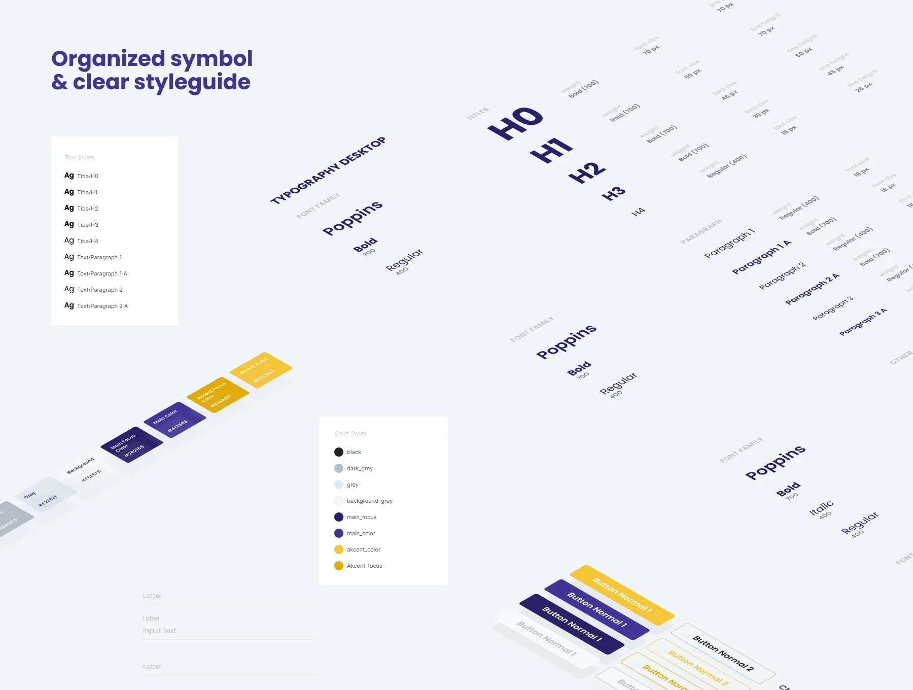 Web UI kit for Marketing or IT agency 2