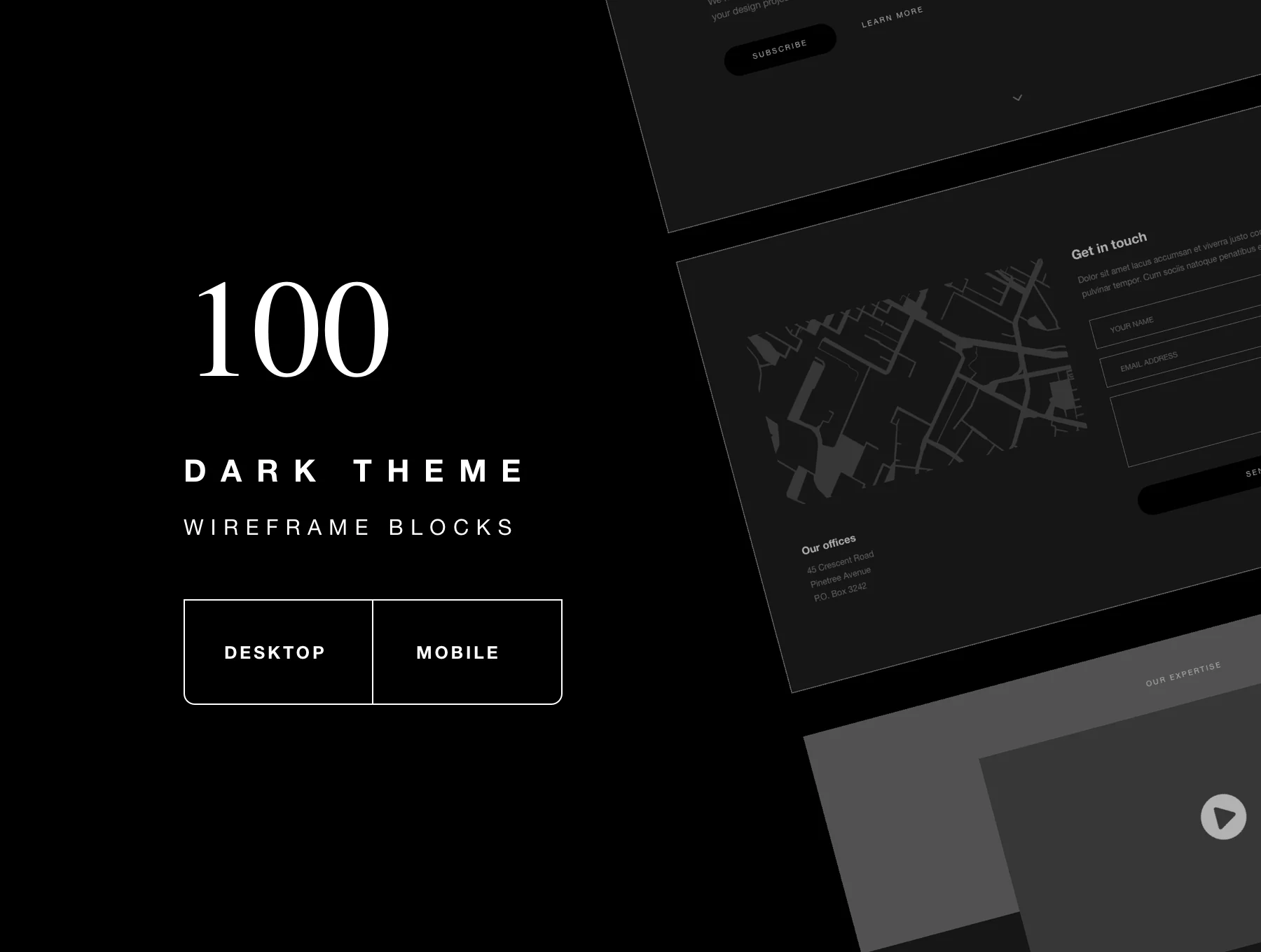 Web Wireframe Kit for Corporate site 7