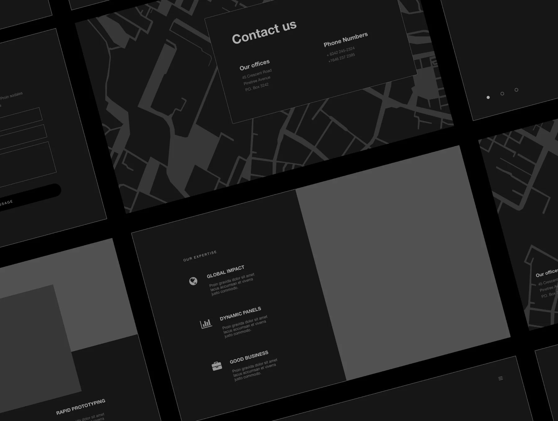 Web Wireframe Kit for Corporate site 8