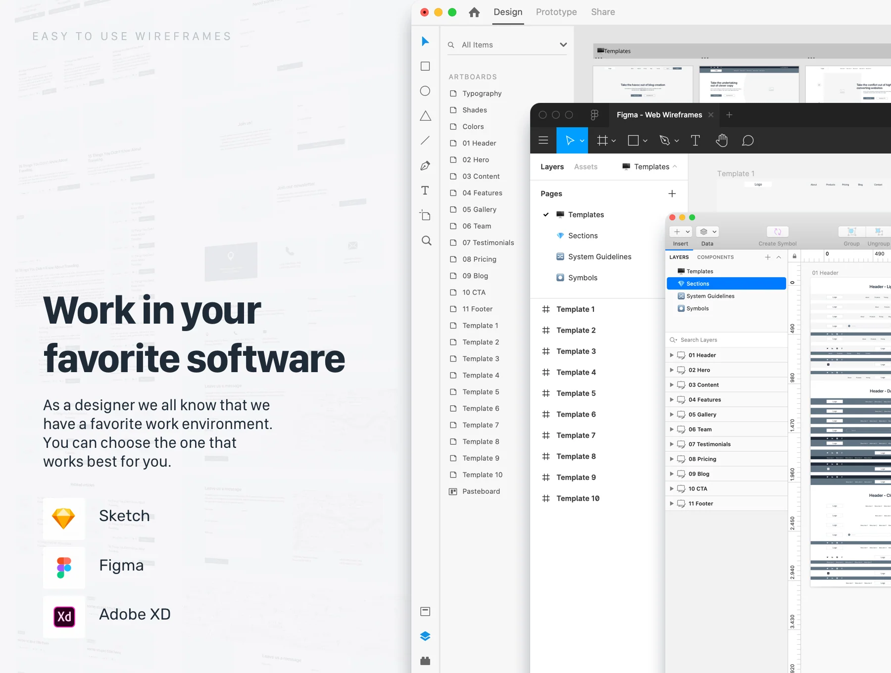 Web Wireframes Kit (Desktop and Mobile) 8