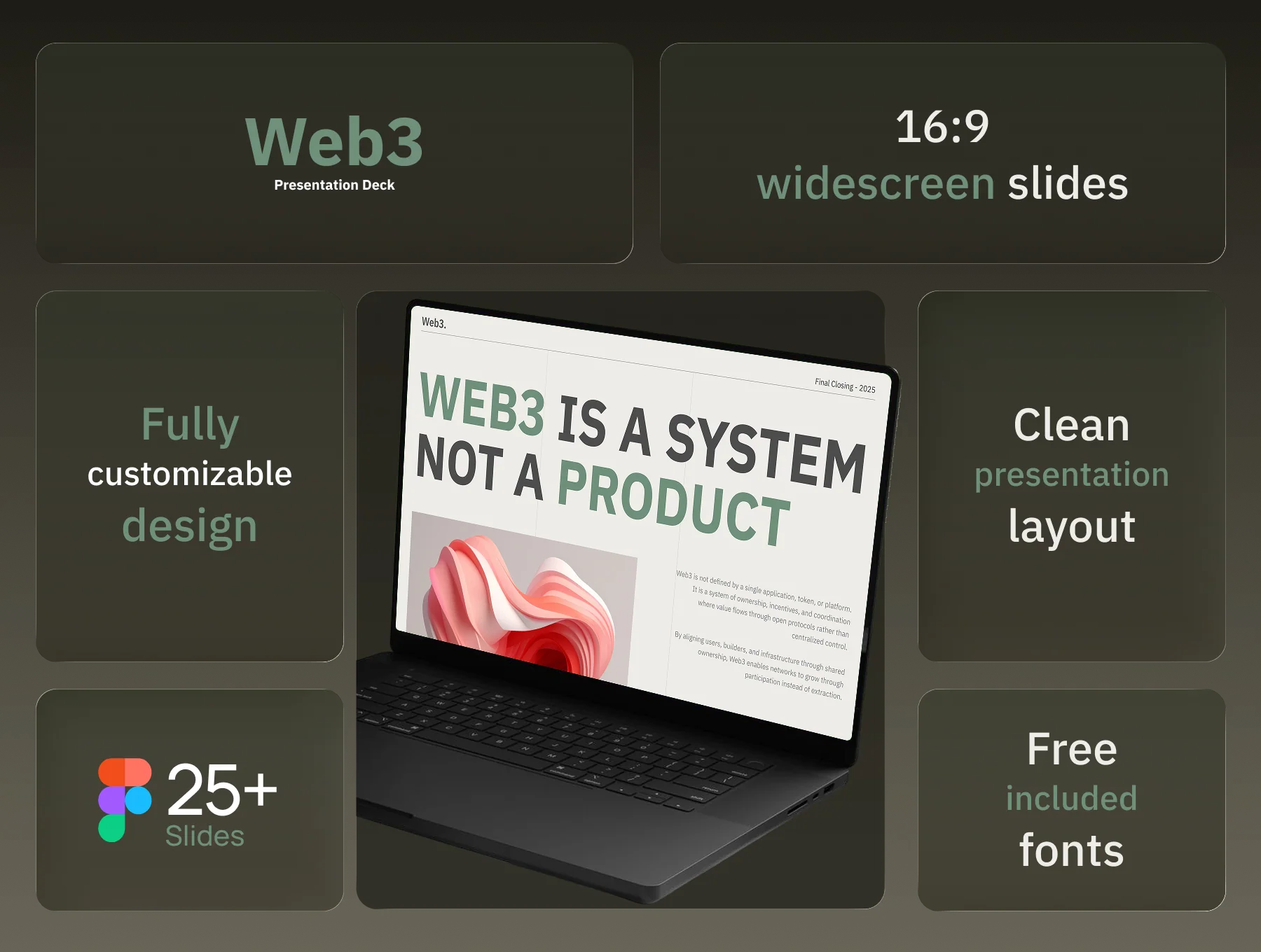 Web3 — Blockchain & Crypto Startup Presentation Deck 2