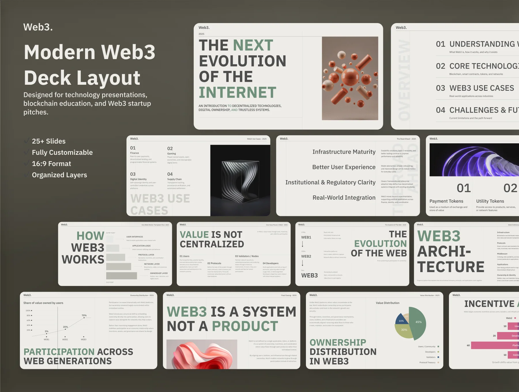 Web3 — Blockchain & Crypto Startup Presentation Deck 3