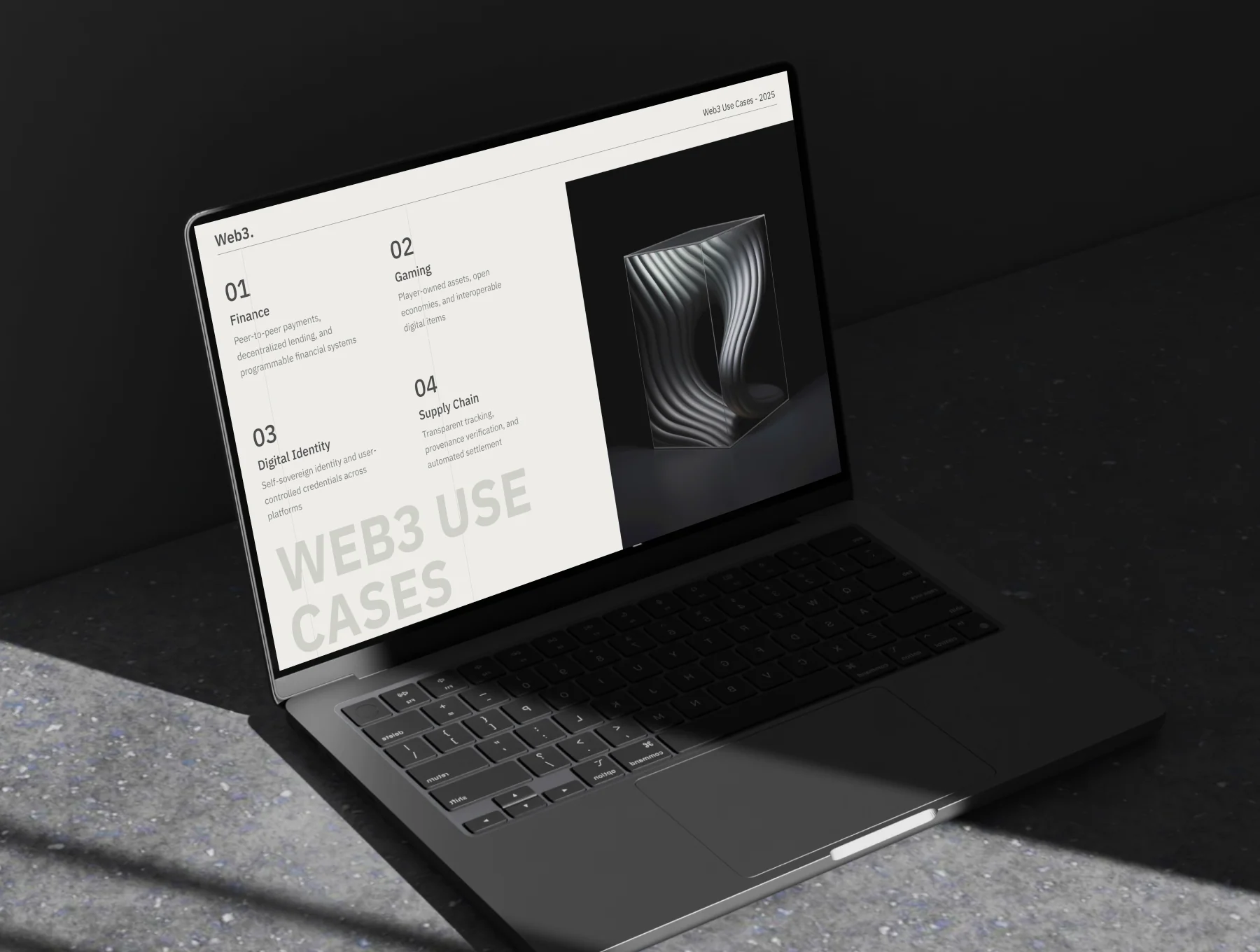 Web3 — Blockchain & Crypto Startup Presentation Deck 4