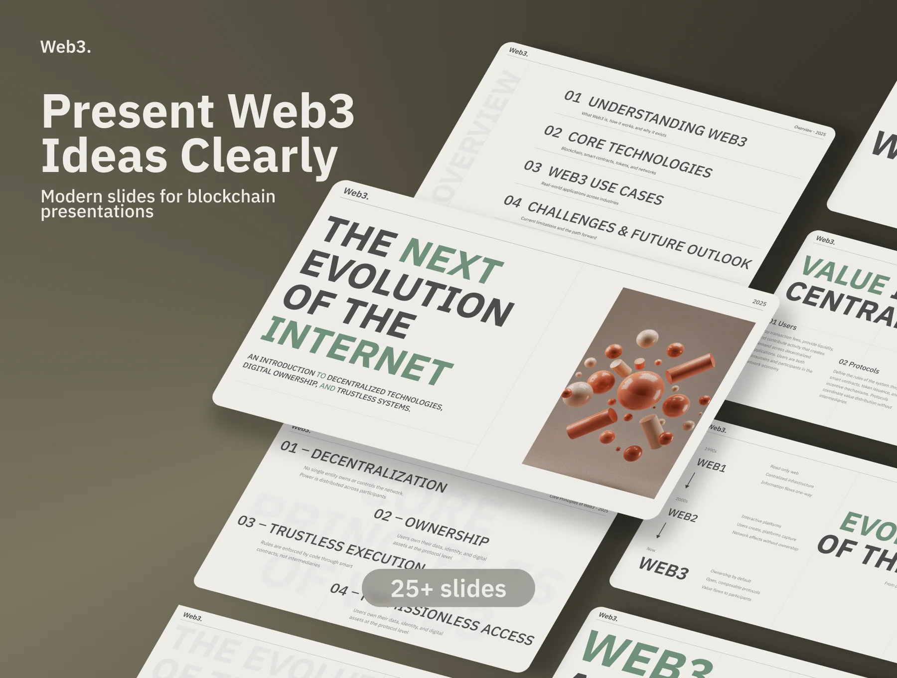 Web3 — Blockchain & Crypto Startup Presentation Deck 5