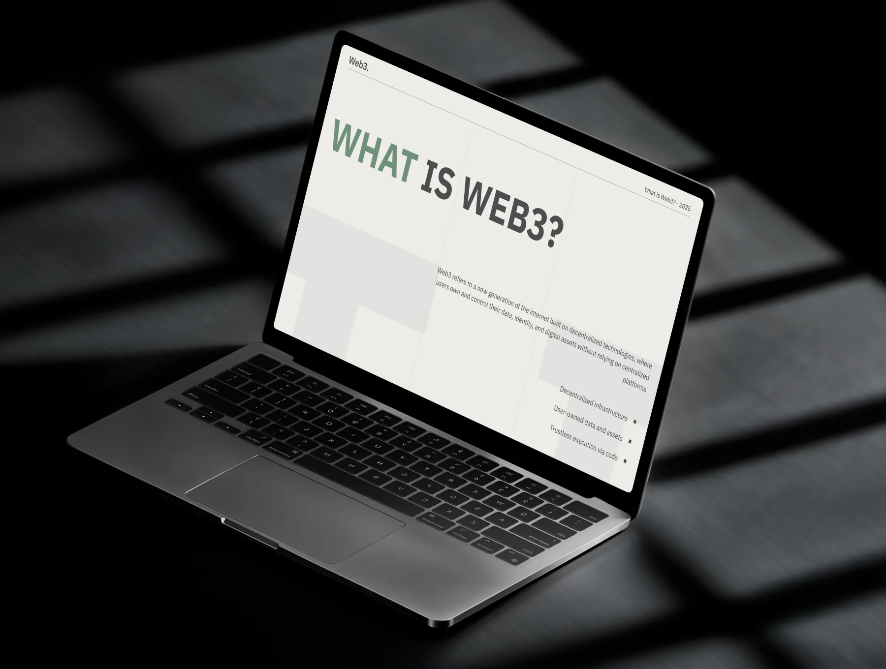 Web3 — Blockchain & Crypto Startup Presentation Deck 7