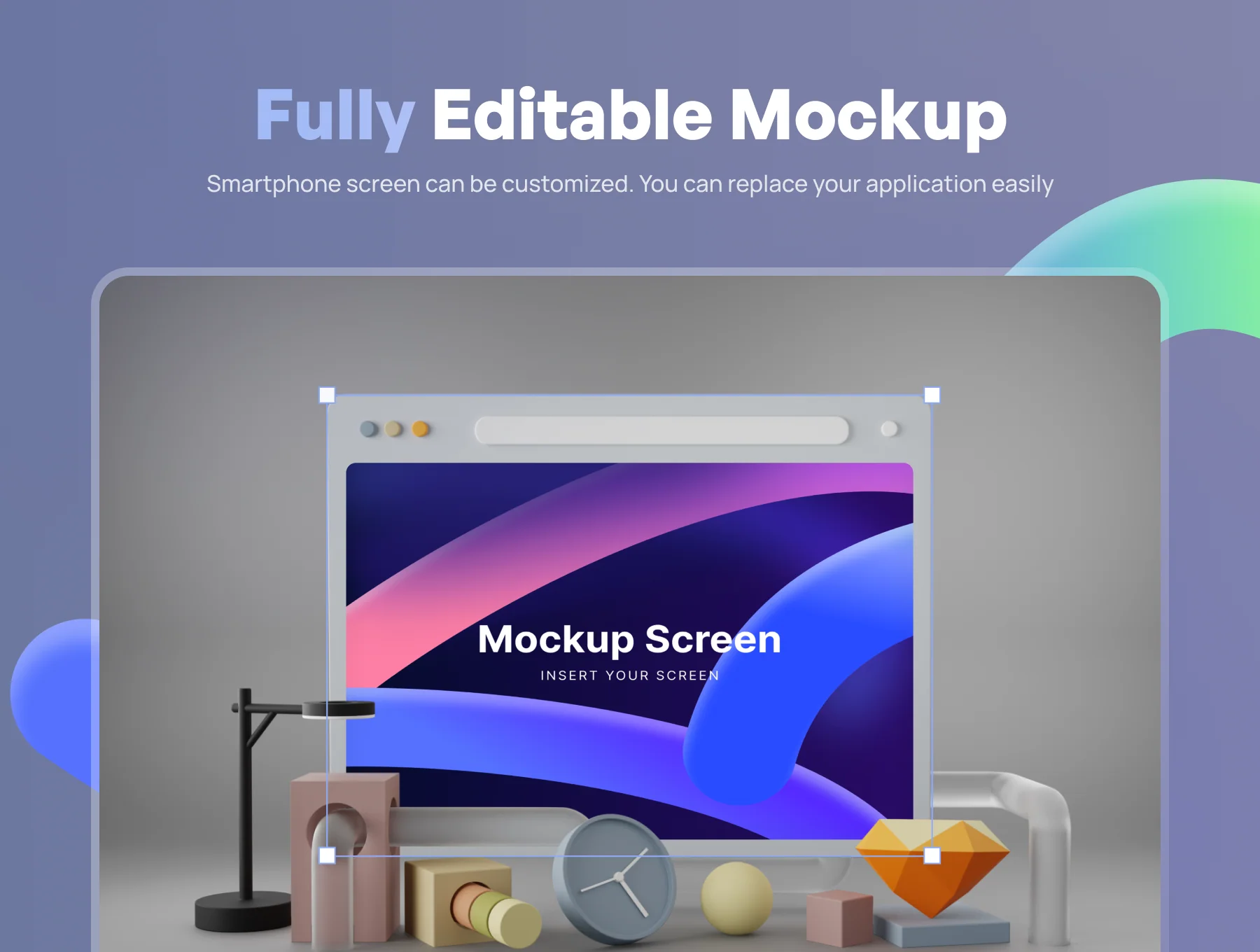 Webby - 3D Phone Scene Mockups 6